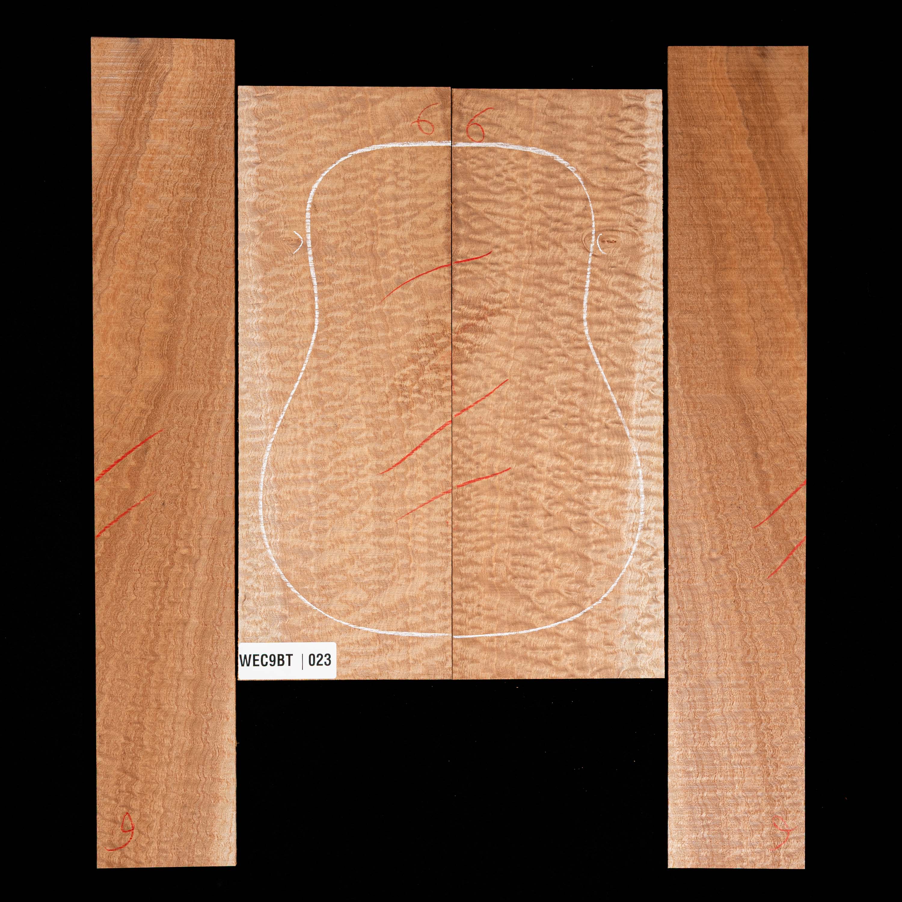 Set de Fondo y Aros de Sapele Pomelle - 023