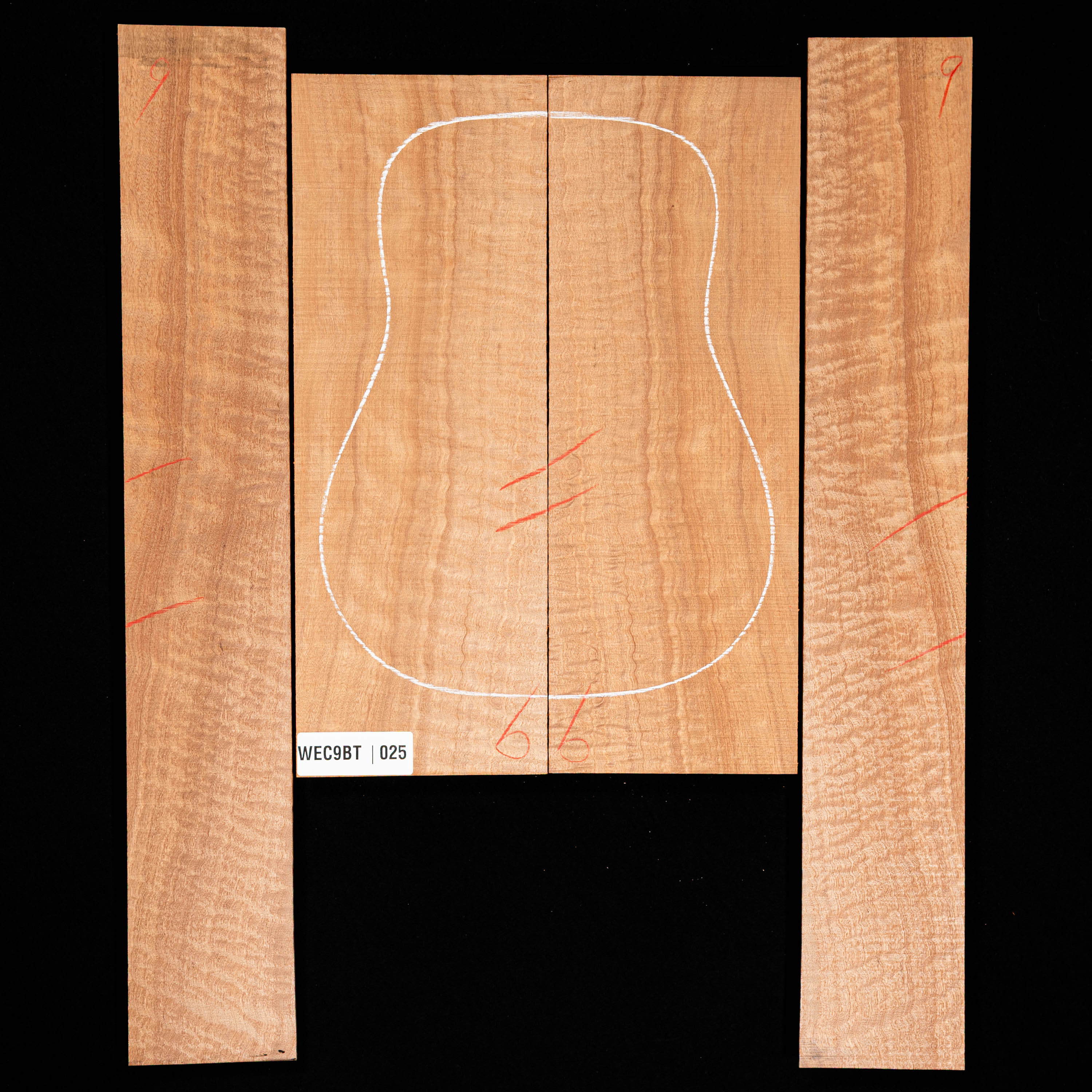 Set de Fondo y Aros de Sapele Pomelle - 025