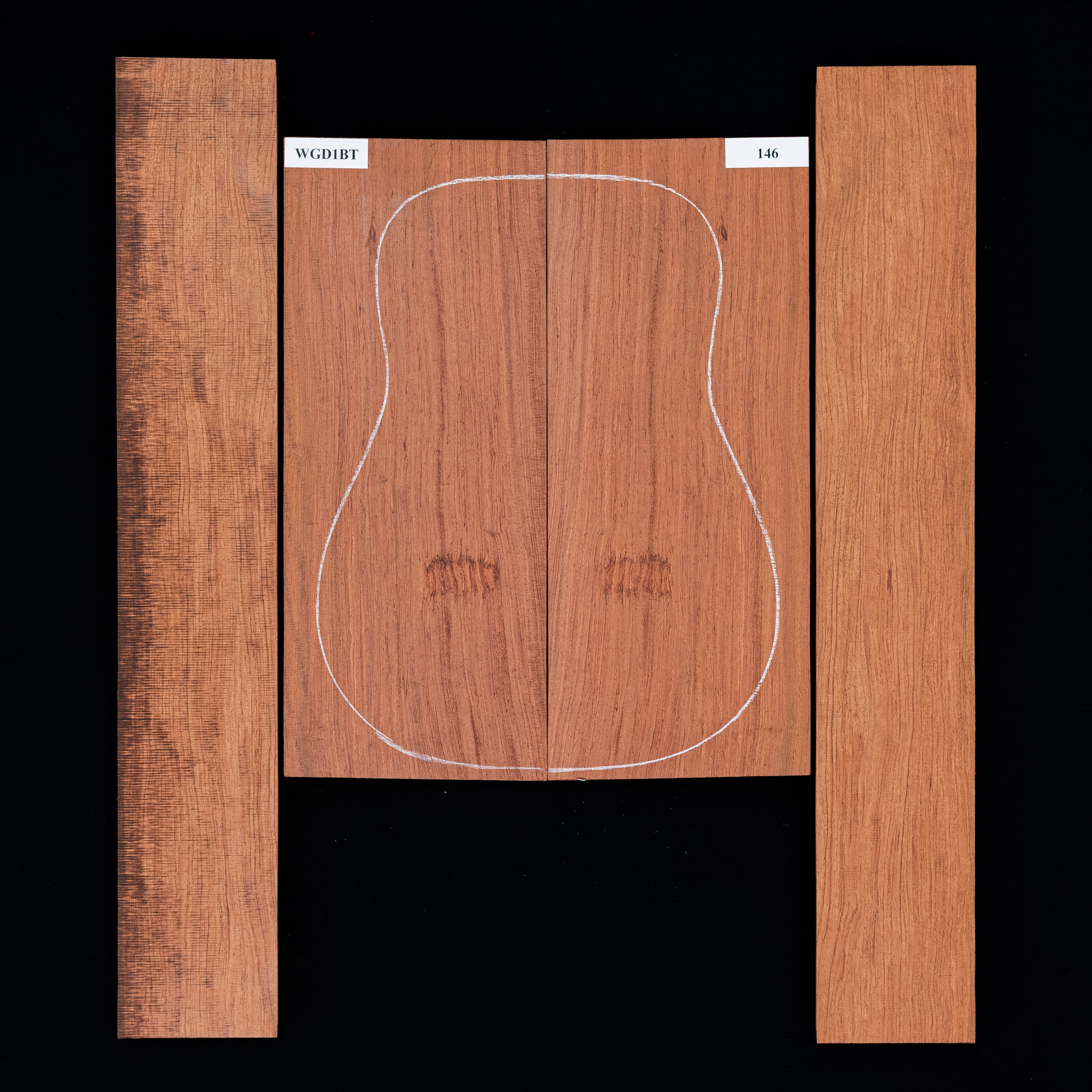 Set de Fondo y Aros de Bubinga - 146