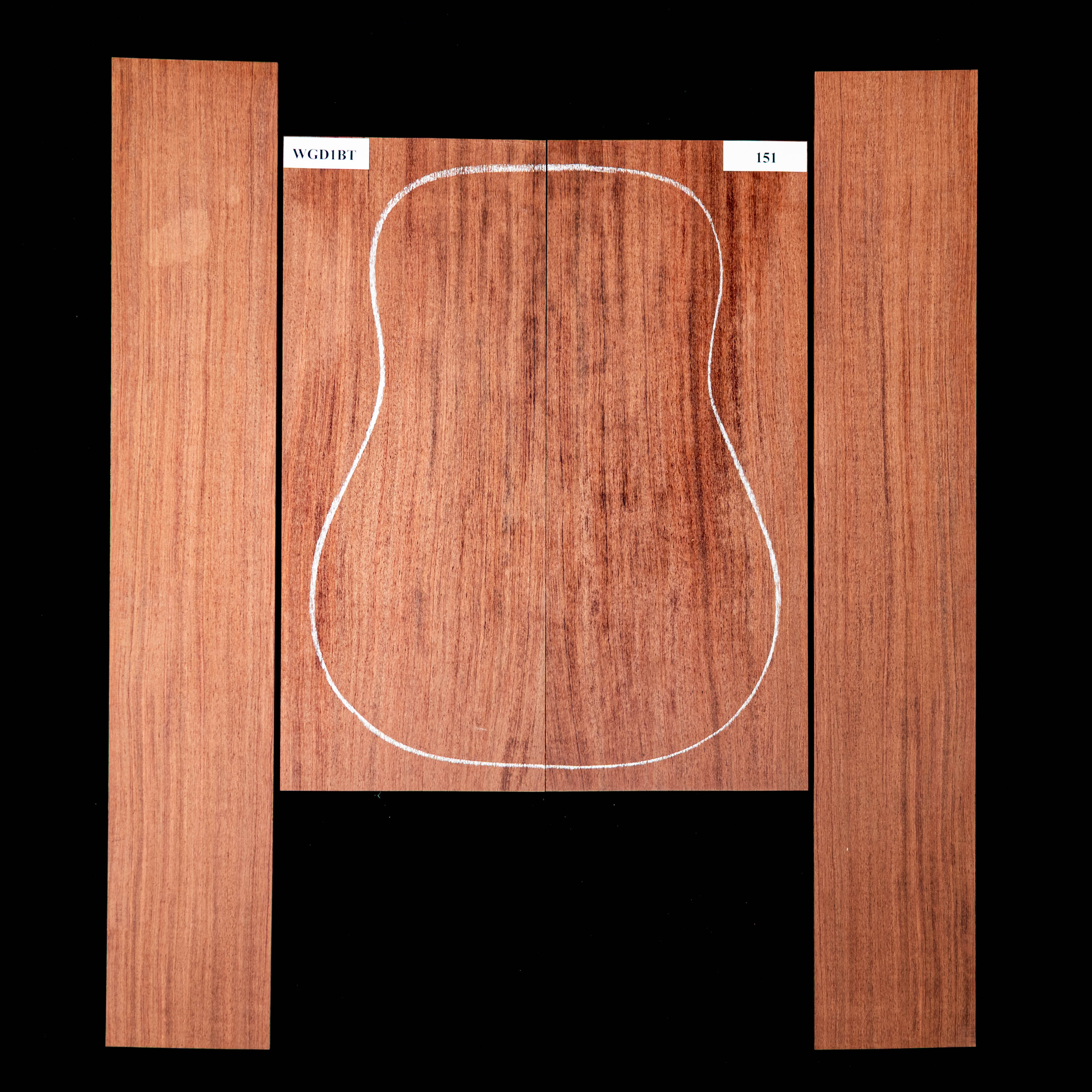 Set de Fondo y Aros de Bubinga - 151