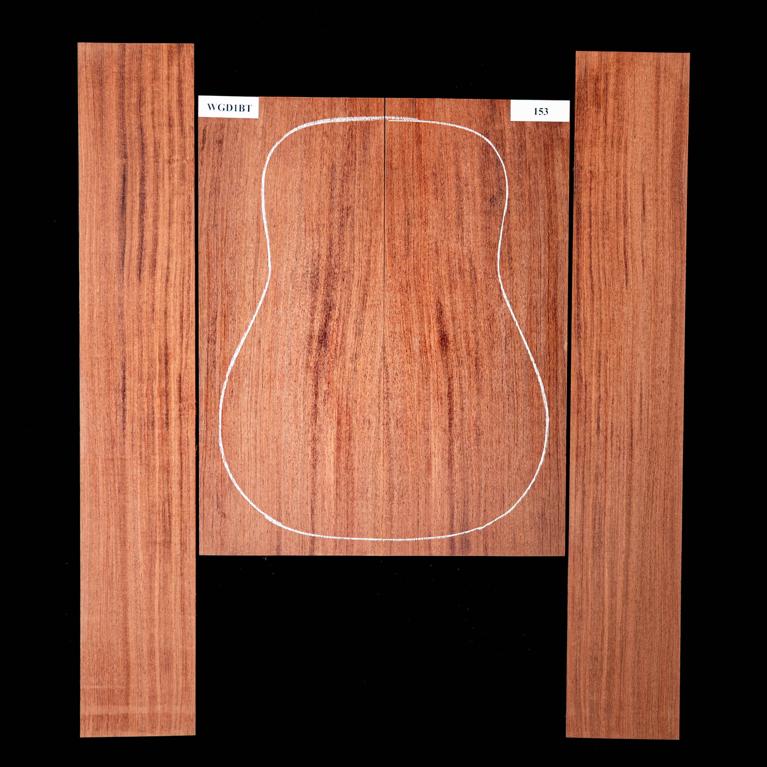 Set de Fondo y Aros de Bubinga - 153