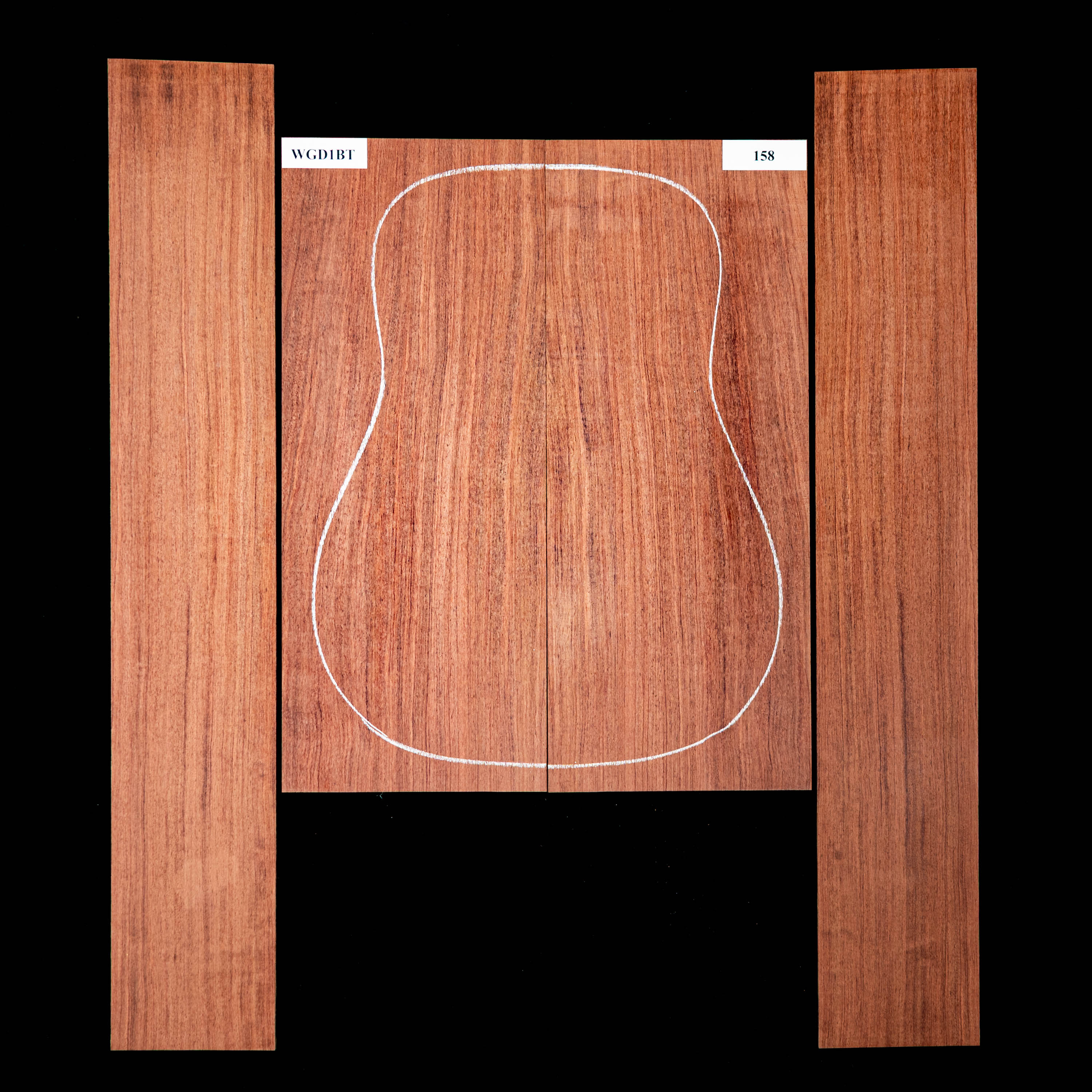 Set de Fondo y Aros de Bubinga - 158