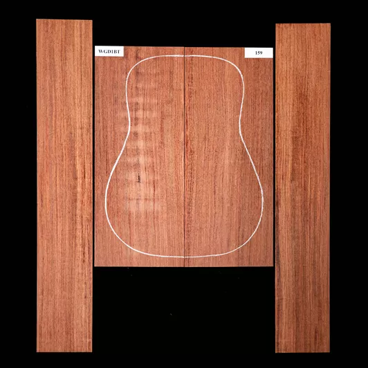 Set de Fondo y Aros de Bubinga - 159 Set de Fondo y Aros de Bubinga - 159