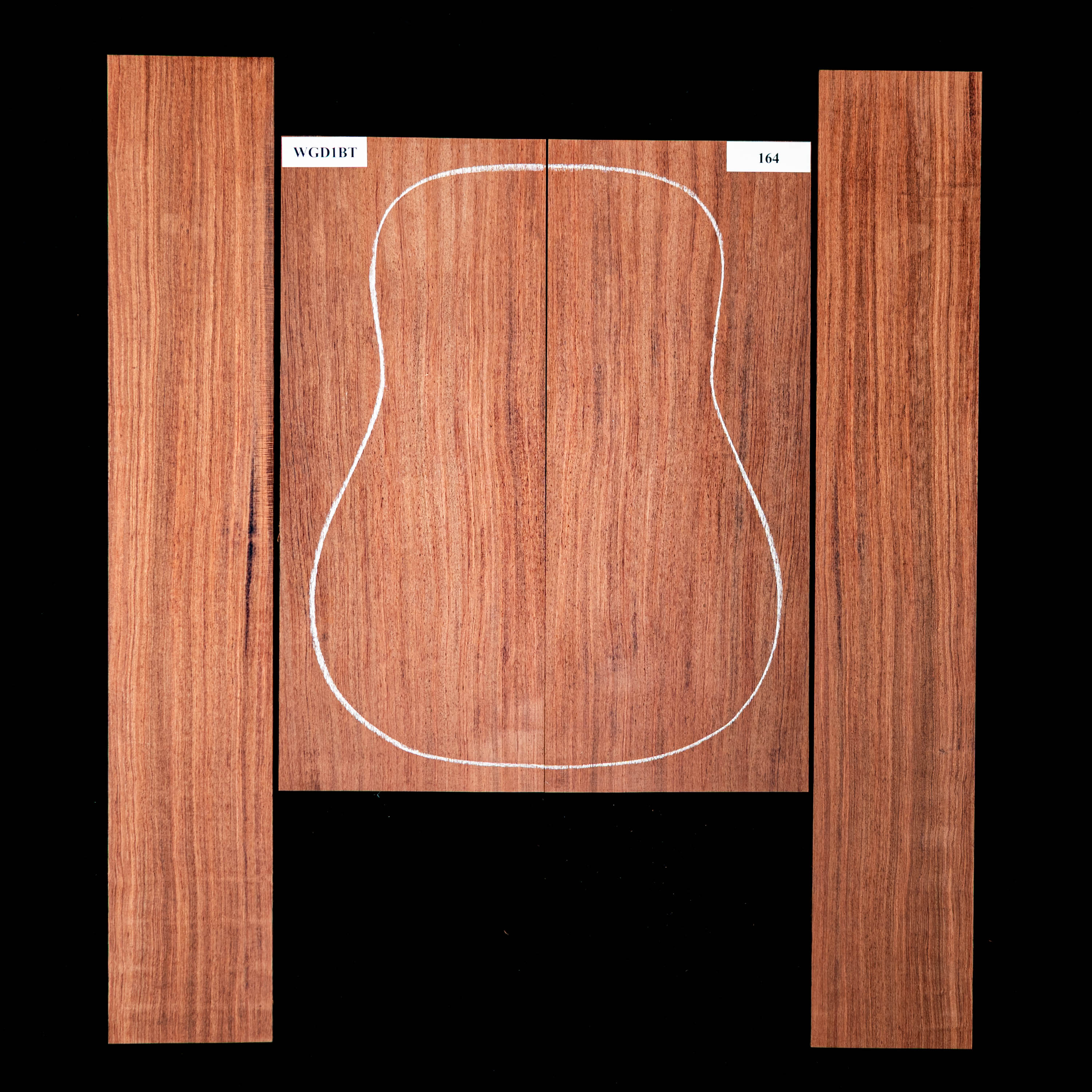 Set de Fondo y Aros de Bubinga - 164