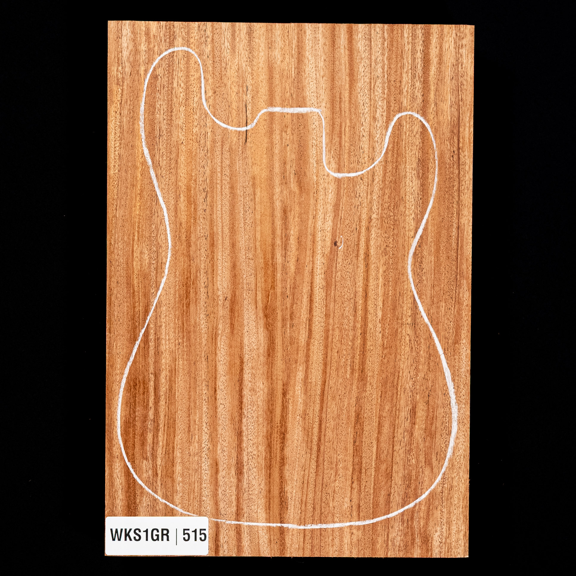 Cuerpo en bruto de caoba africana, 2 piezas (10,5 lb) - 515 Cuerpo en bruto de caoba africana, 2 piezas (10,5 lb) - 515