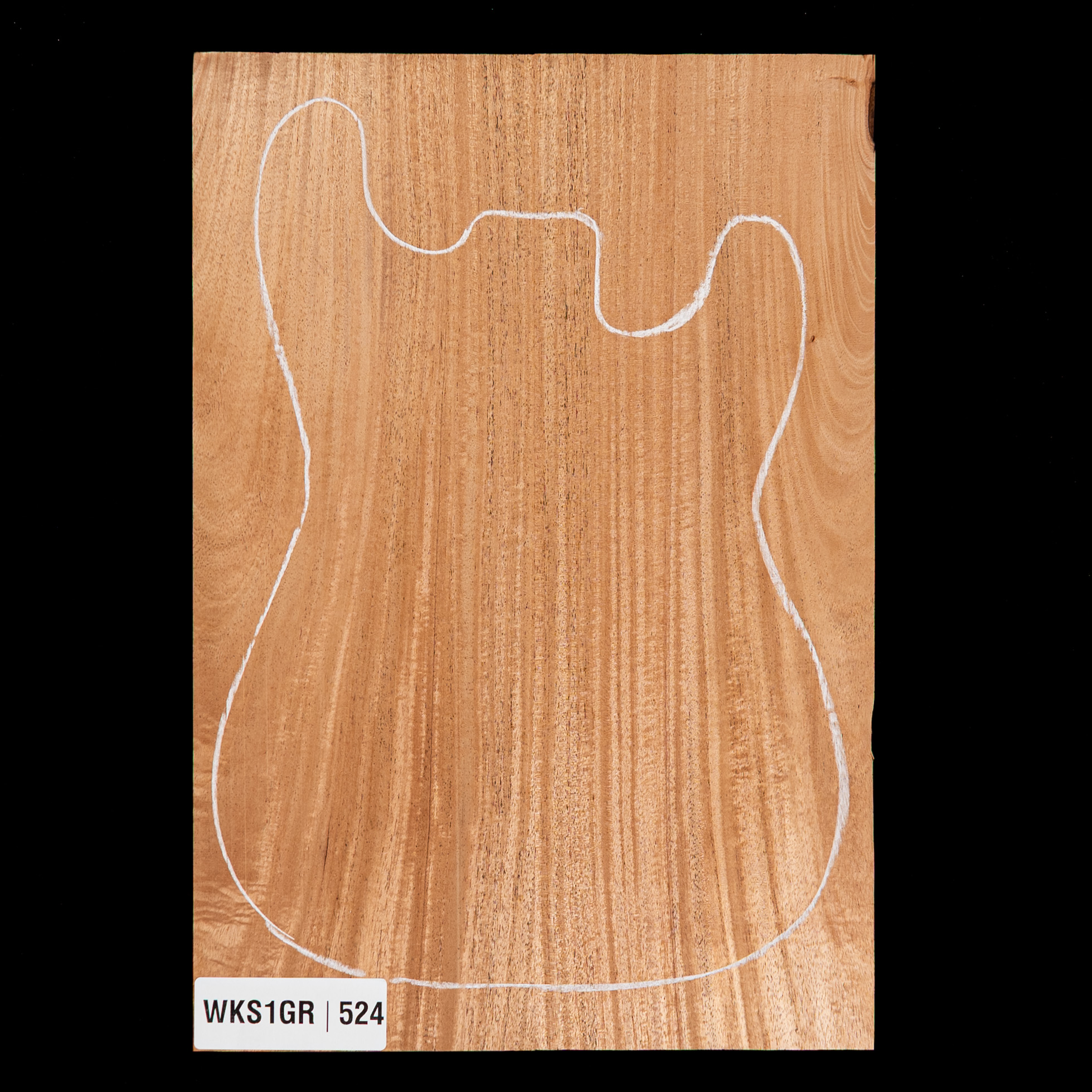 Cuerpo en bruto de caoba africana, 2 piezas (8,9 lb) - 524 Cuerpo en bruto de caoba africana, 2 piezas (8,9 lb) - 524