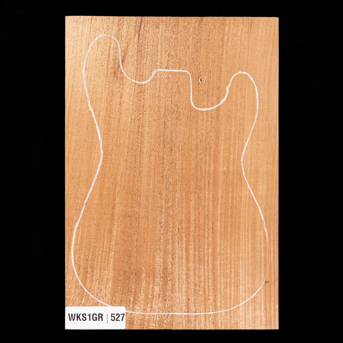 Cuerpo en bruto de caoba africana, 2 piezas (9,4 lb) - 527 Cuerpo en bruto de caoba africana, 2 piezas (9,4 lb) - 527