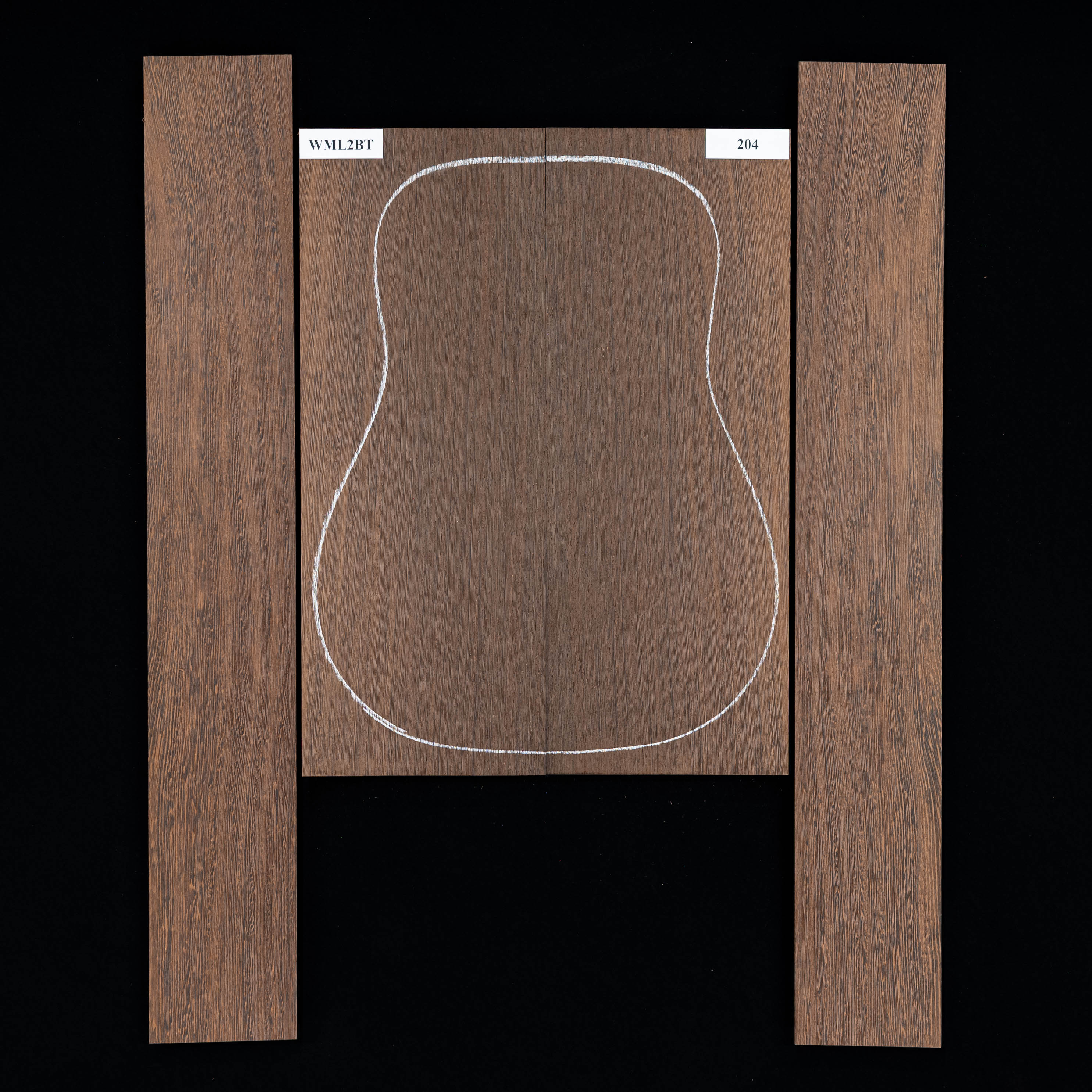 Set de Fondo y Aros de Wengué - 204 Set de Fondo y Aros de Wengué - 204