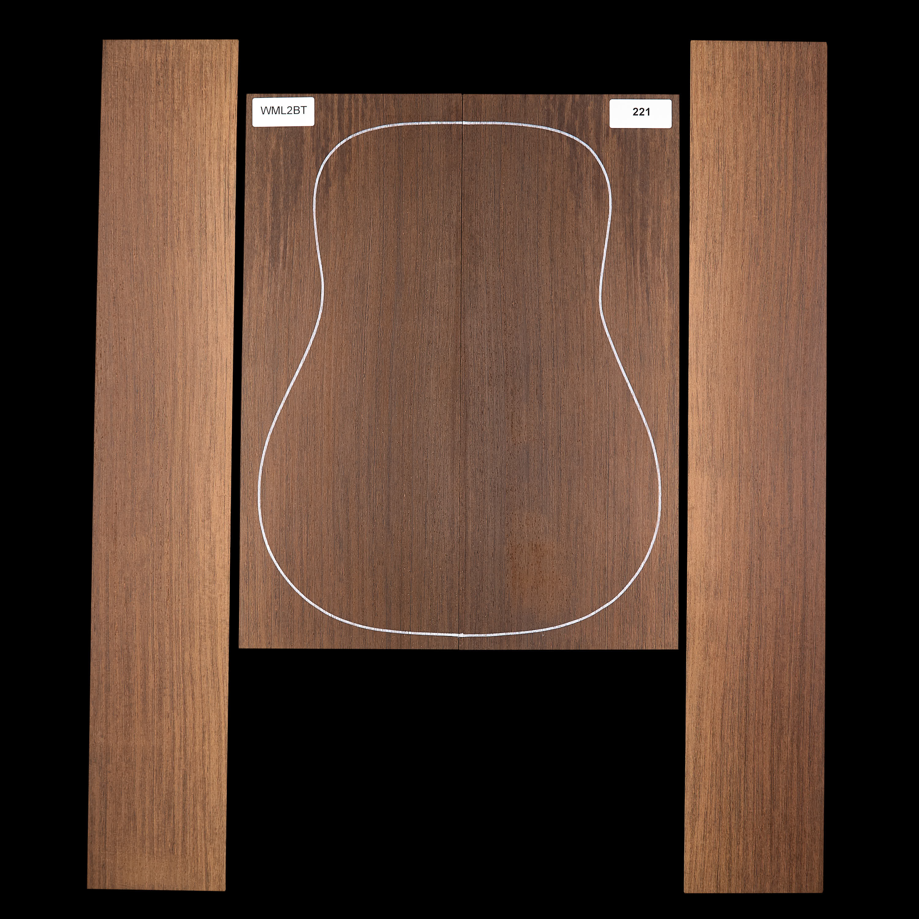 Set de Fondo y Aros de Wengué - 221 Set de Fondo y Aros de Wengué - 221