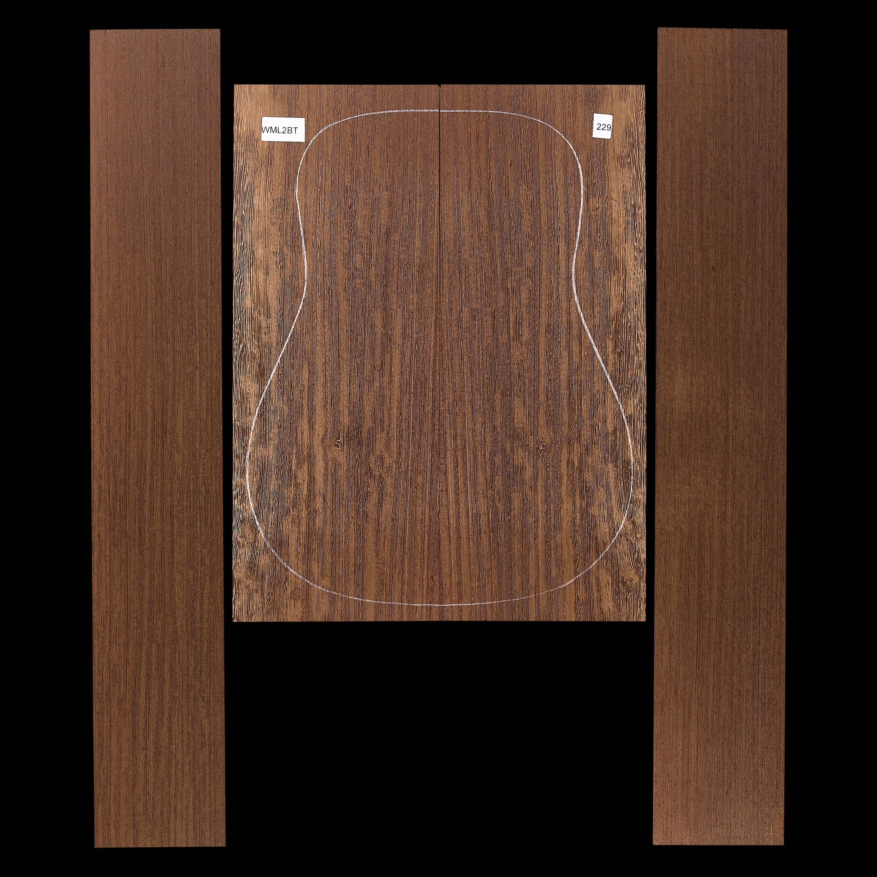 Set de Fondo y Aros de Wengué - 229 Set de Fondo y Aros de Wengué - 229