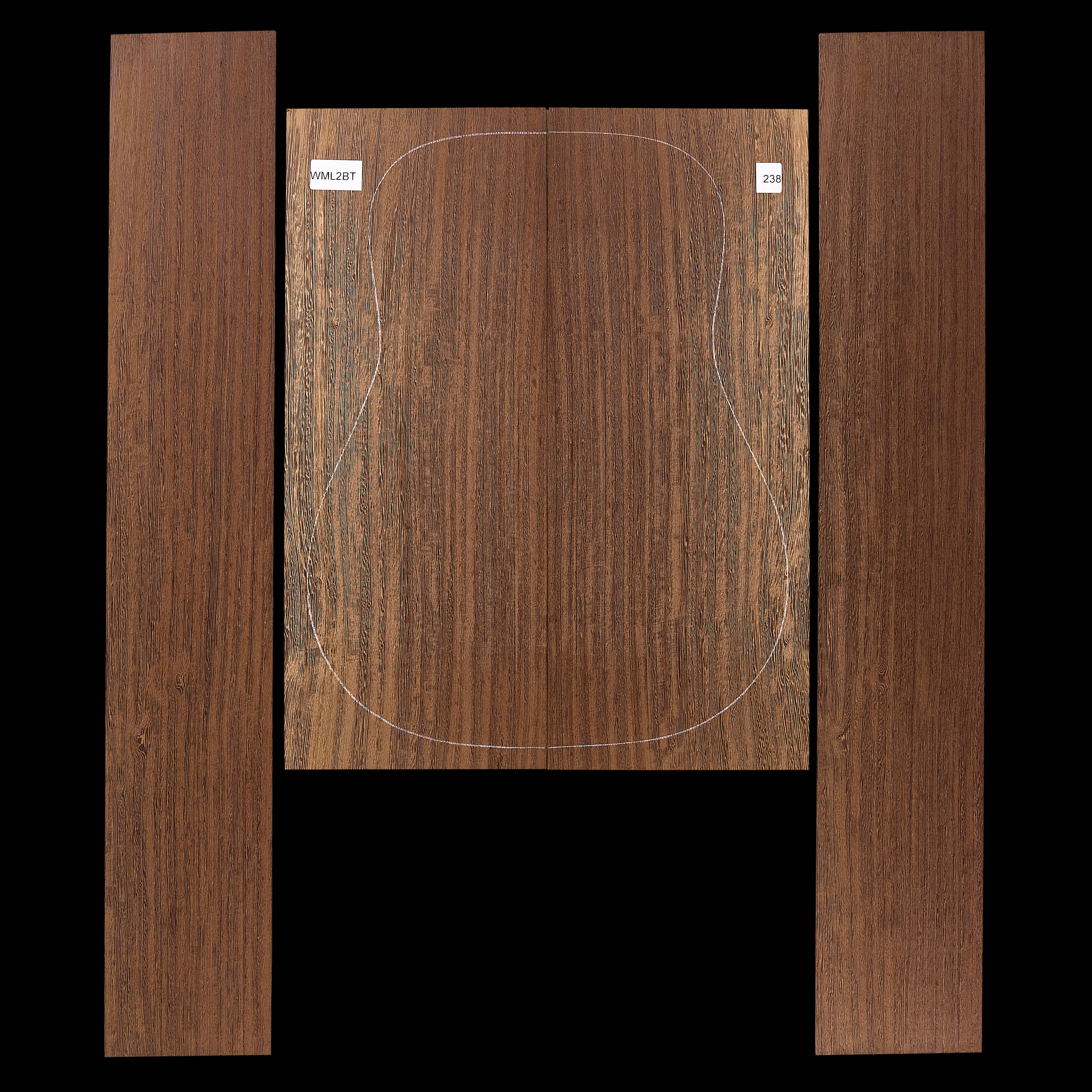 Set de Fondo y Aros de Wengué - 238 Set de Fondo y Aros de Wengué - 238