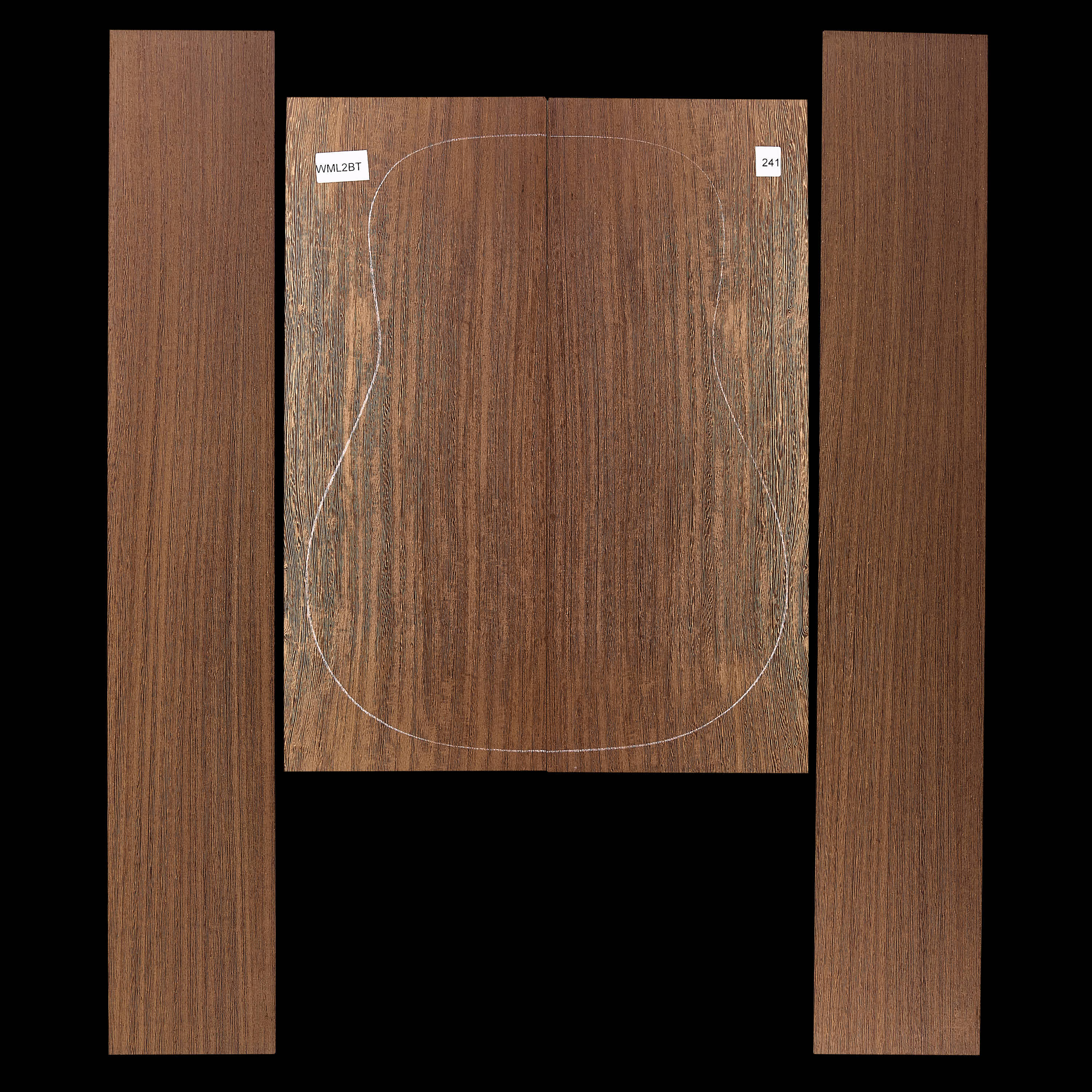 Set de Fondo y Aros de Wengué - 241 Set de Fondo y Aros de Wengué - 241