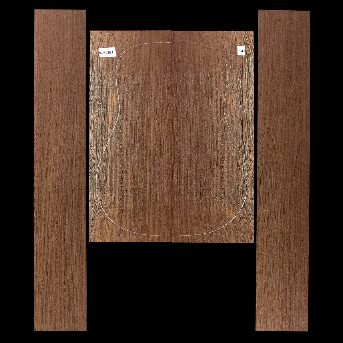 Set de Fondo y Aros de Wengué - 241 Set de Fondo y Aros de Wengué - 241