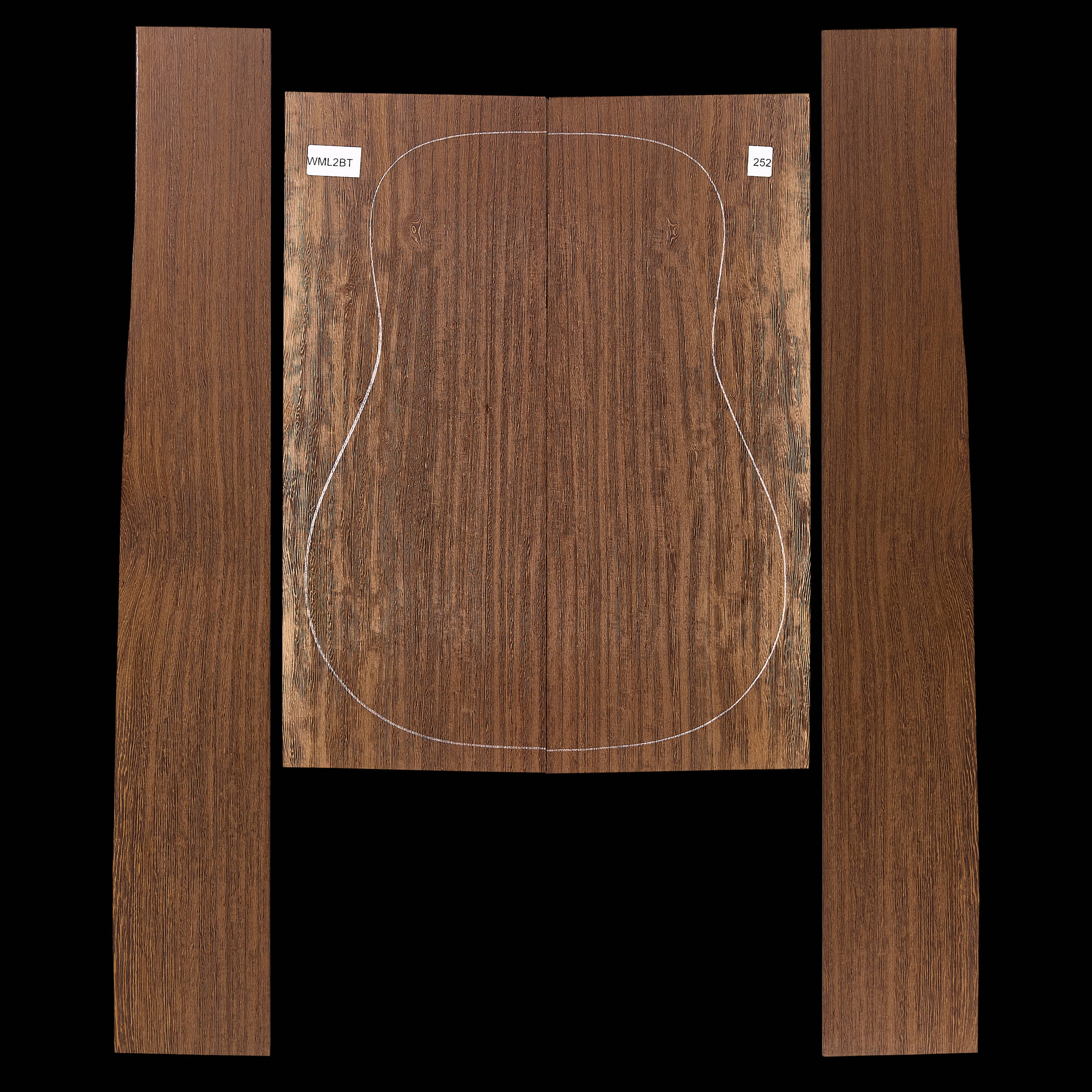 Set de Fondo y Aros de Wengué - 252 Set de Fondo y Aros de Wengué - 252