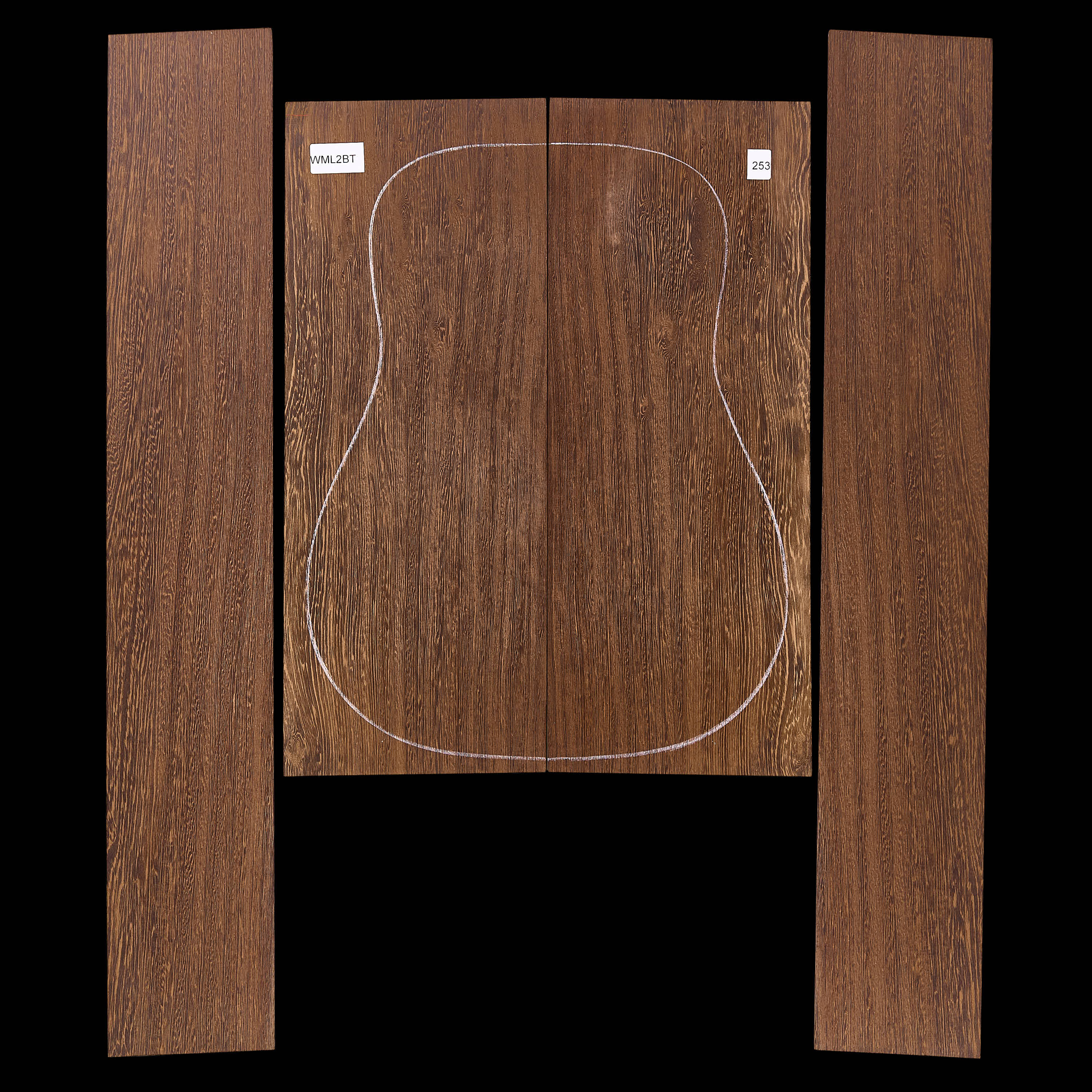 Set de Fondo y Aros de Wengué - 253 Set de Fondo y Aros de Wengué - 253