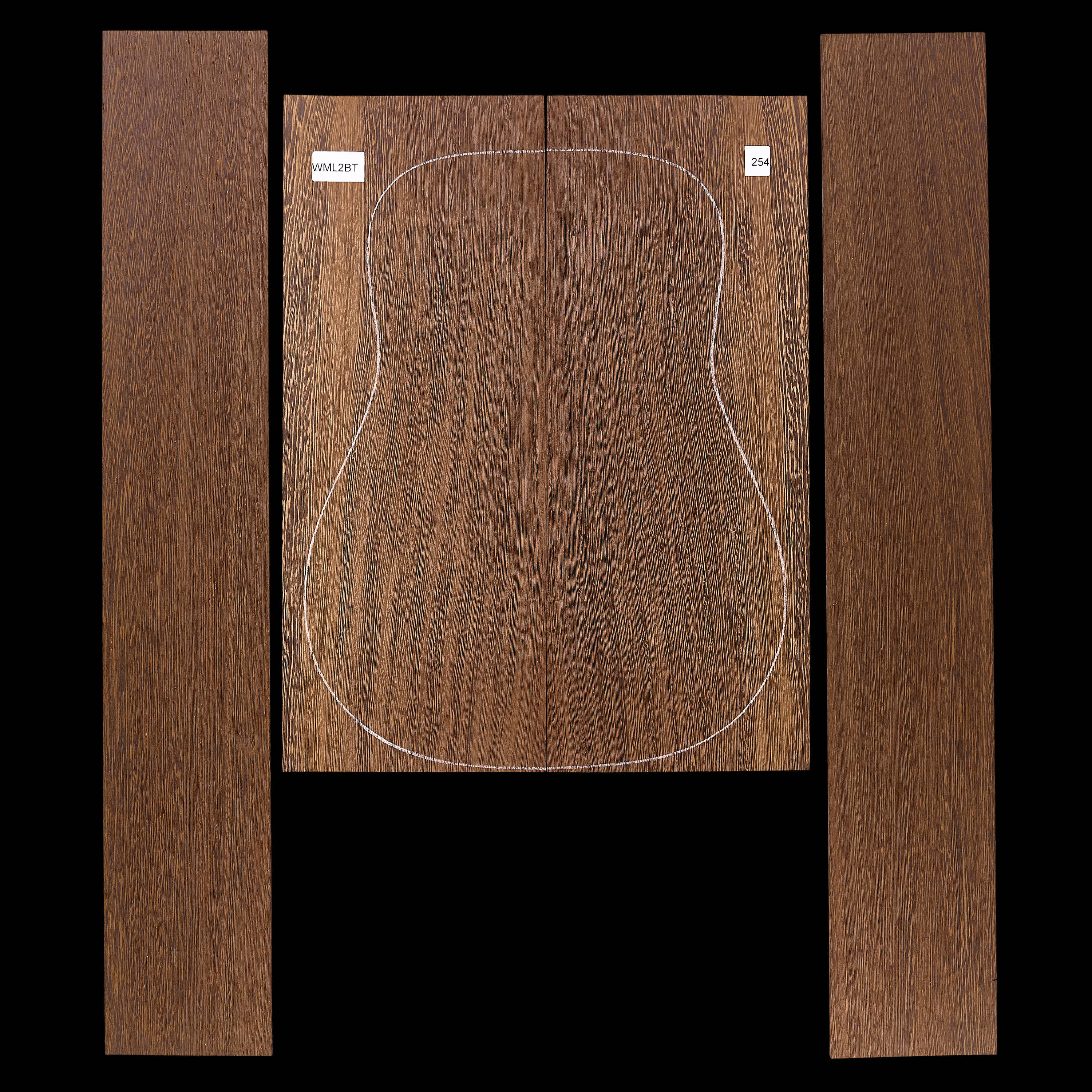 Set de Fondo y Aros de Wengué - 254 Set de Fondo y Aros de Wengué - 254