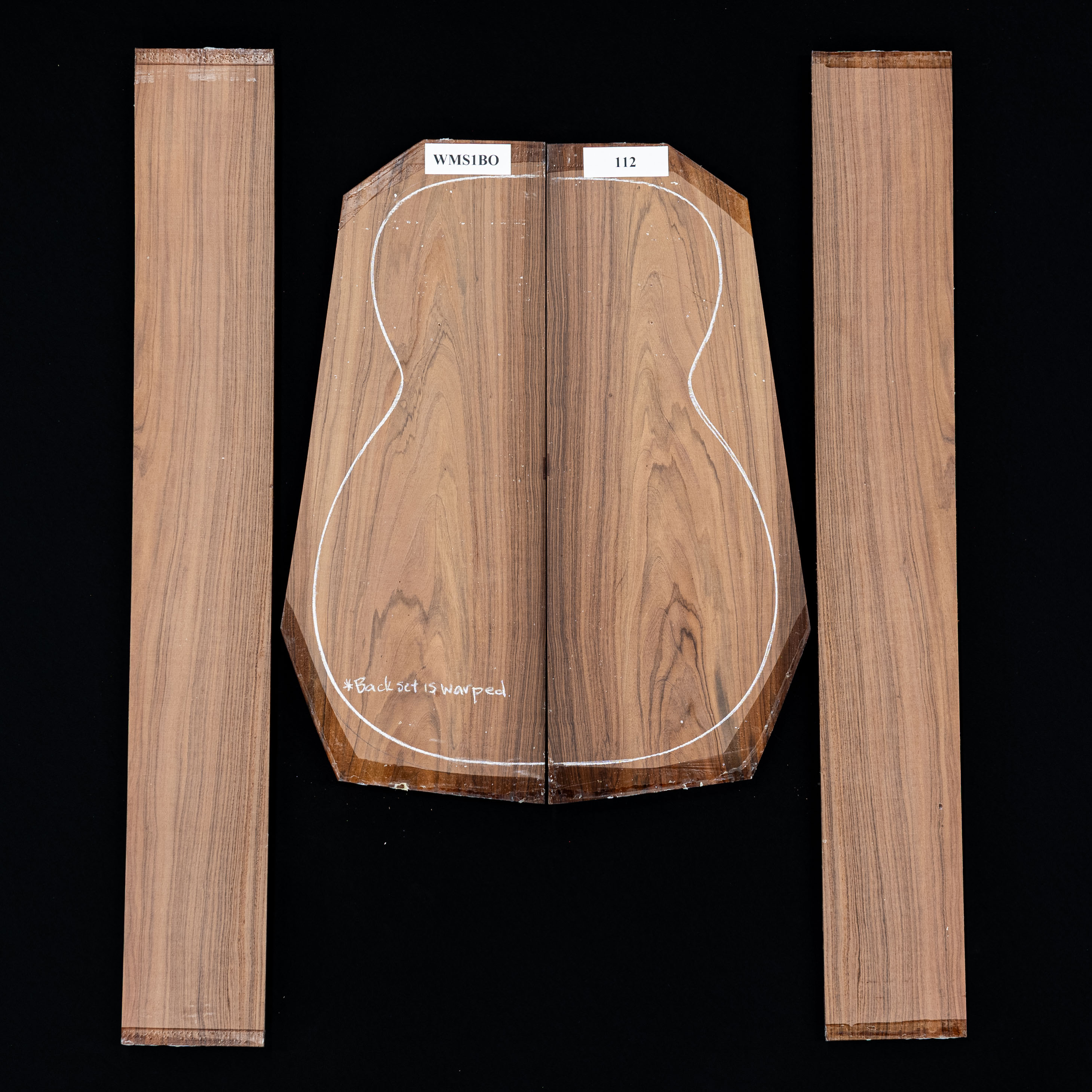 Set de Fondo y Aros de Pau Ferro - 112 Set de Fondo y Aros de Pau Ferro - 112