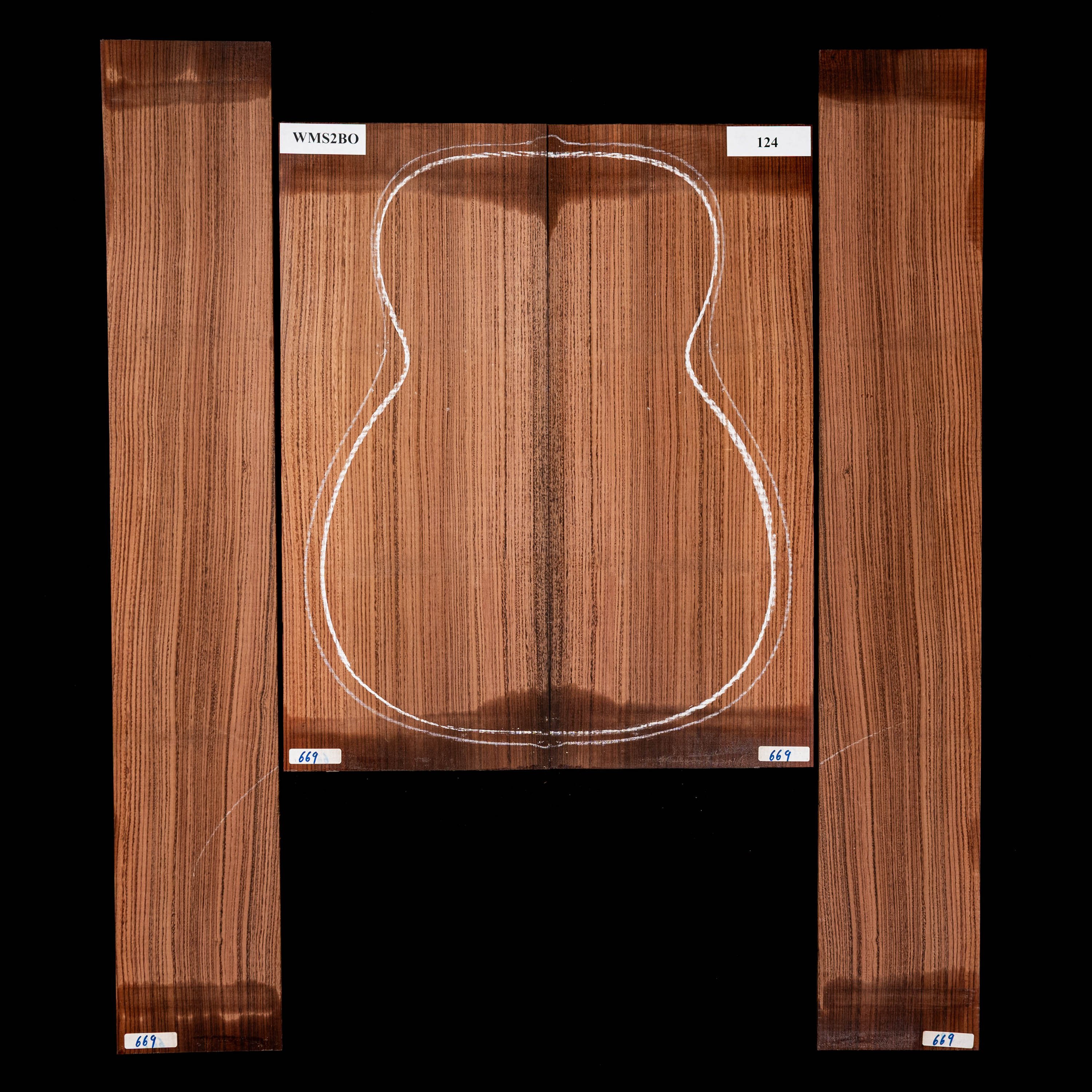 Set de Fondo y Aros de Pau Ferro - 124