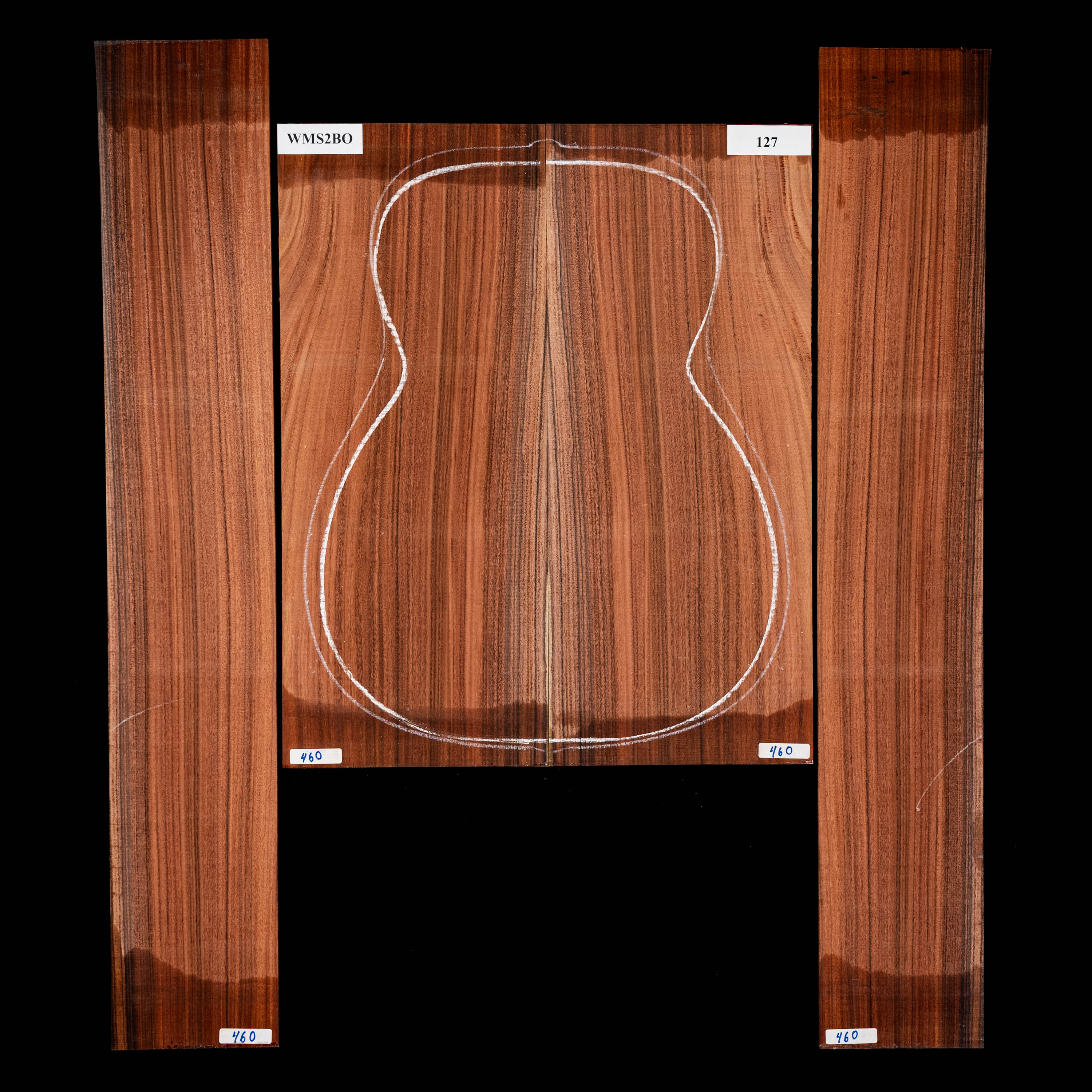 Set de Fondo y Aros de Pau Ferro - 127 Set de Fondo y Aros de Pau Ferro - 127