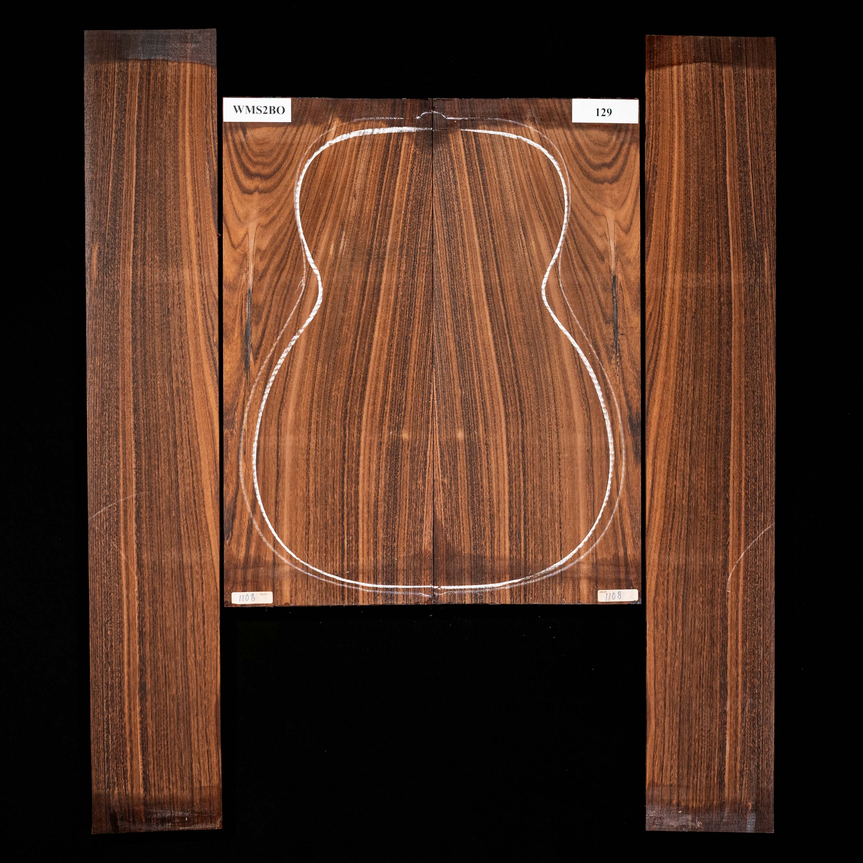 Set de Fondo y Aros de Pau Ferro - 129 Set de Fondo y Aros de Pau Ferro - 129