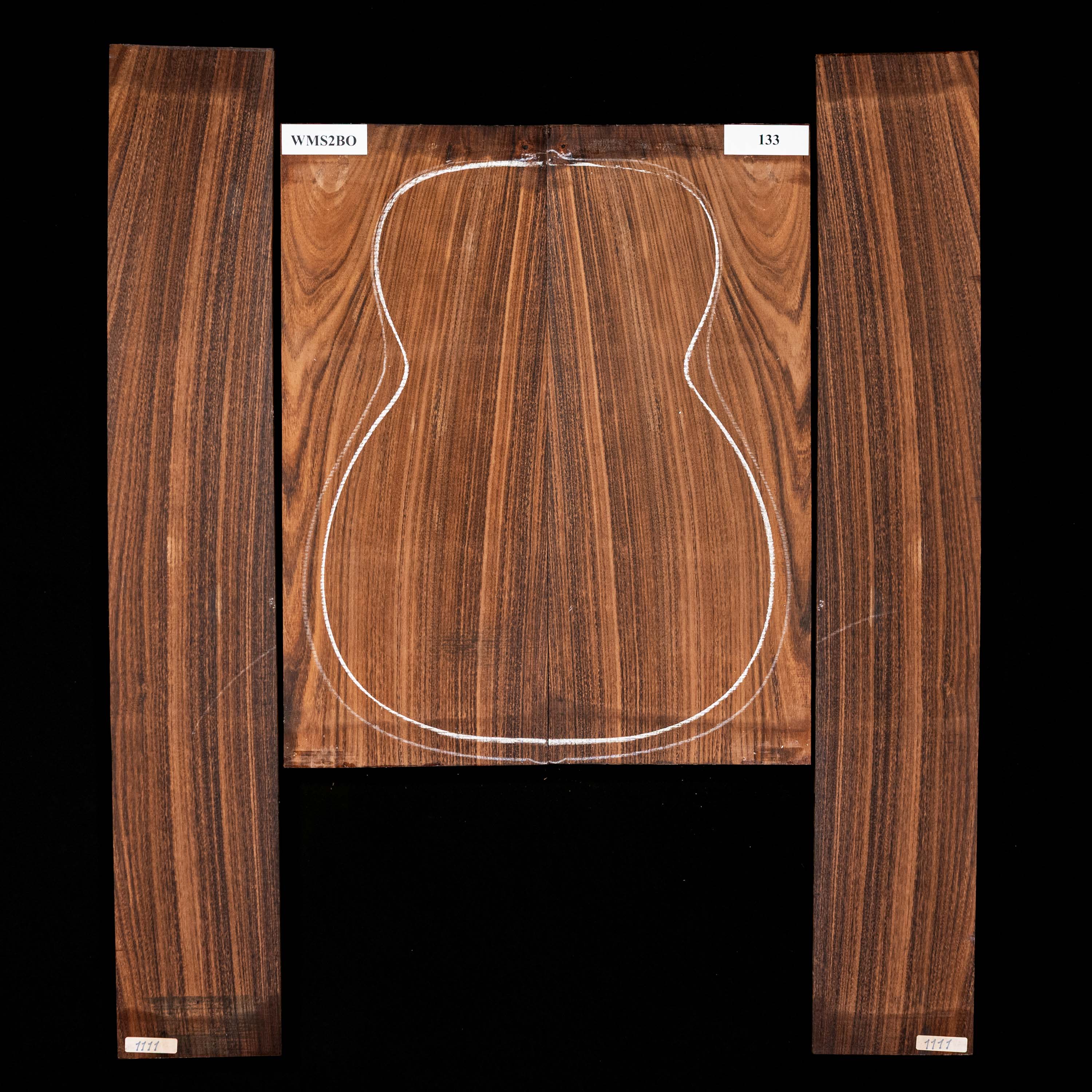 Set de Fondo y Aros de Pau Ferro - 133 Set de Fondo y Aros de Pau Ferro - 133