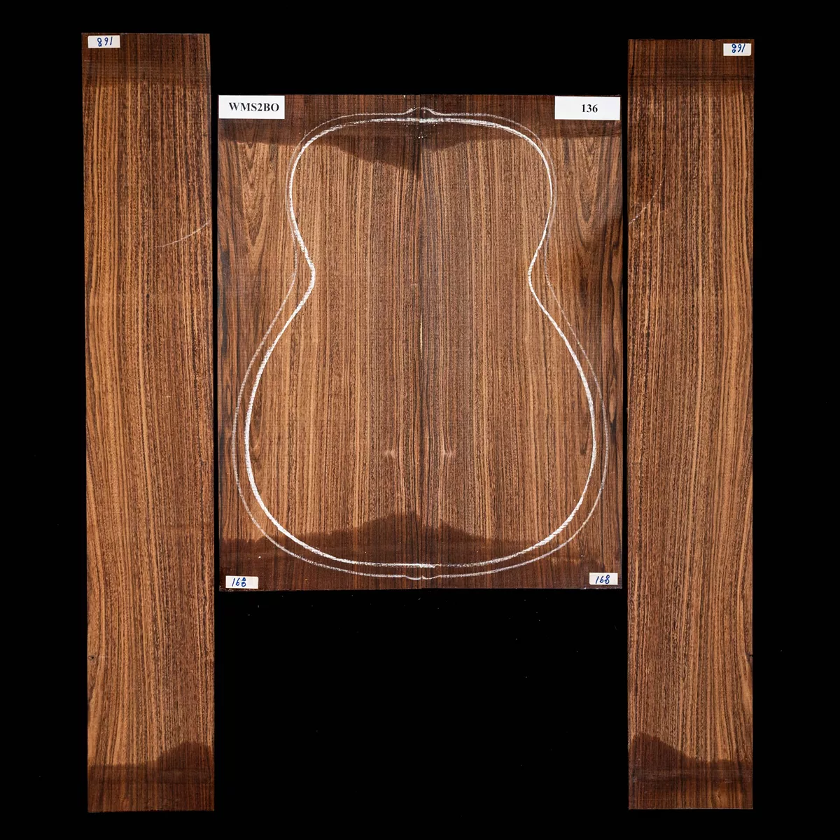 Set de Fondo y Aros de Pau Ferro - 136 Set de Fondo y Aros de Pau Ferro - 136