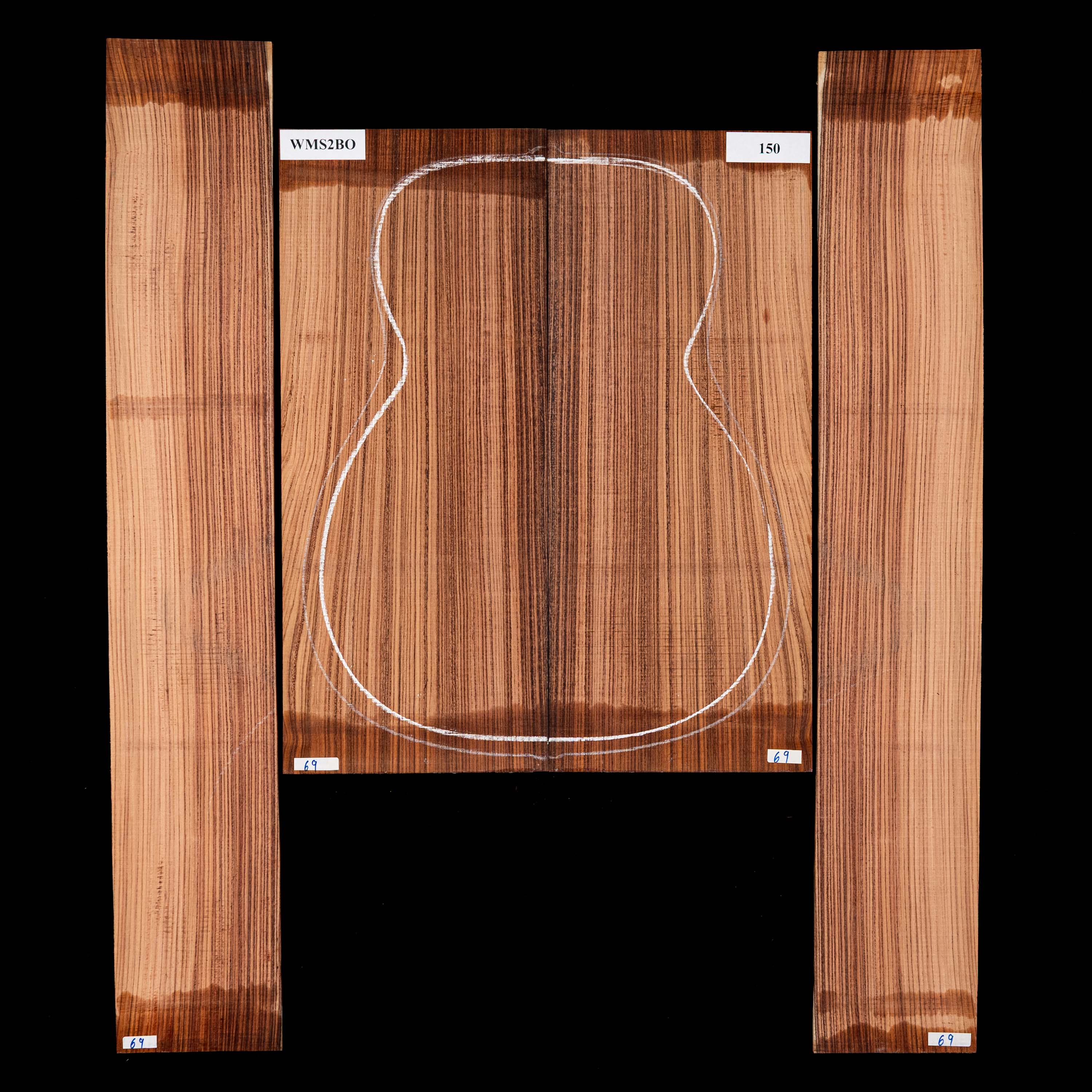 Set de Fondo y Aros de Pau Ferro - 150 Set de Fondo y Aros de Pau Ferro - 150