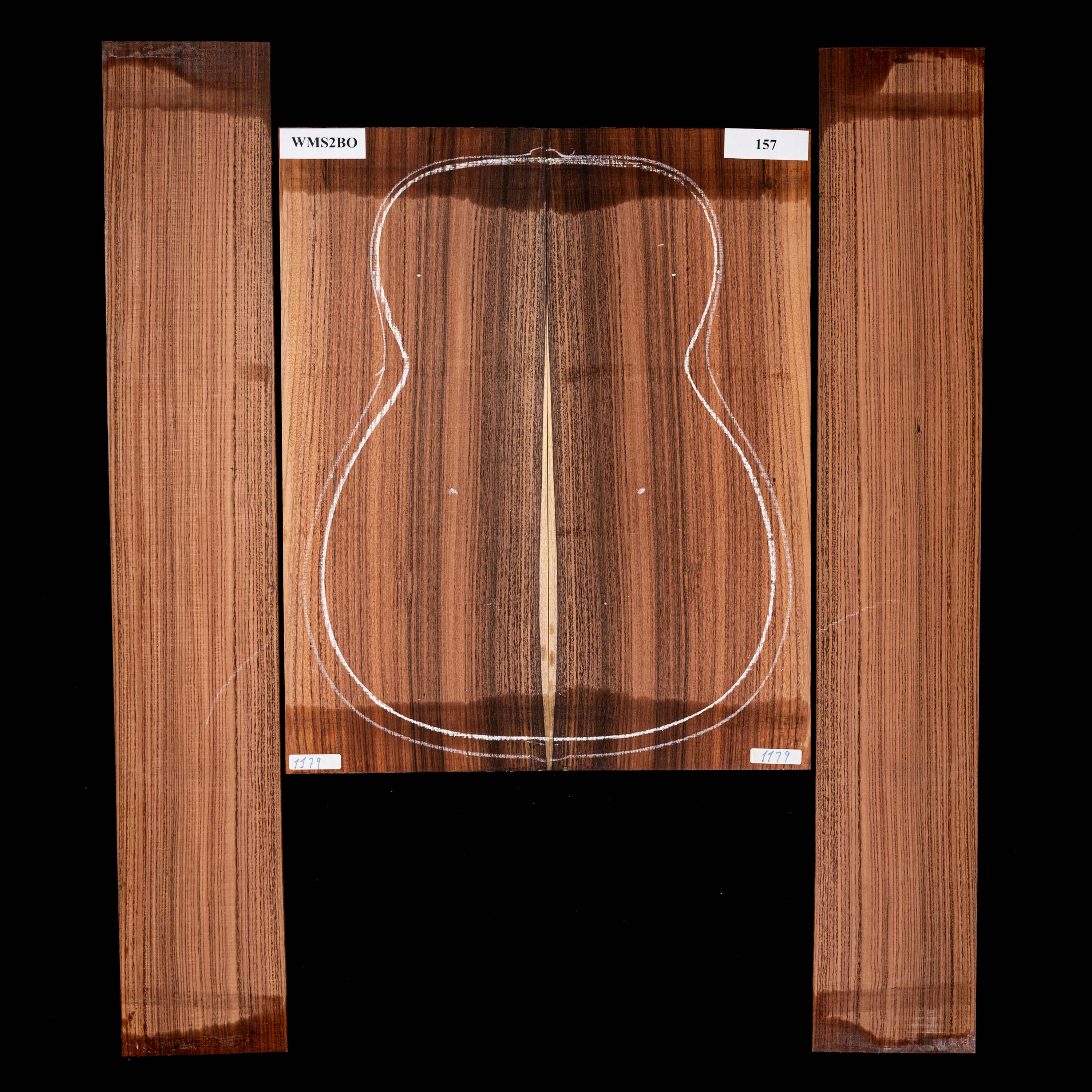 Set de Fondo y Aros de Pau Ferro - 157 Set de Fondo y Aros de Pau Ferro - 157