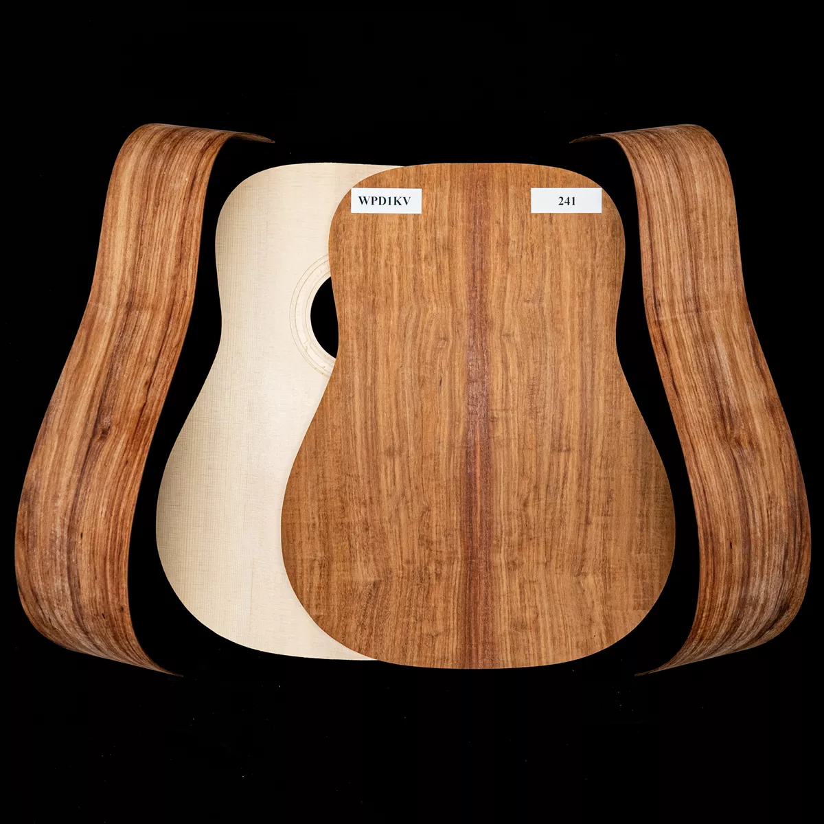 Kit Dreadnought de Granadillo WoodStax con mástil atornillado - 241 Kit Dreadnought de Granadillo WoodStax con mástil atornillado - 241