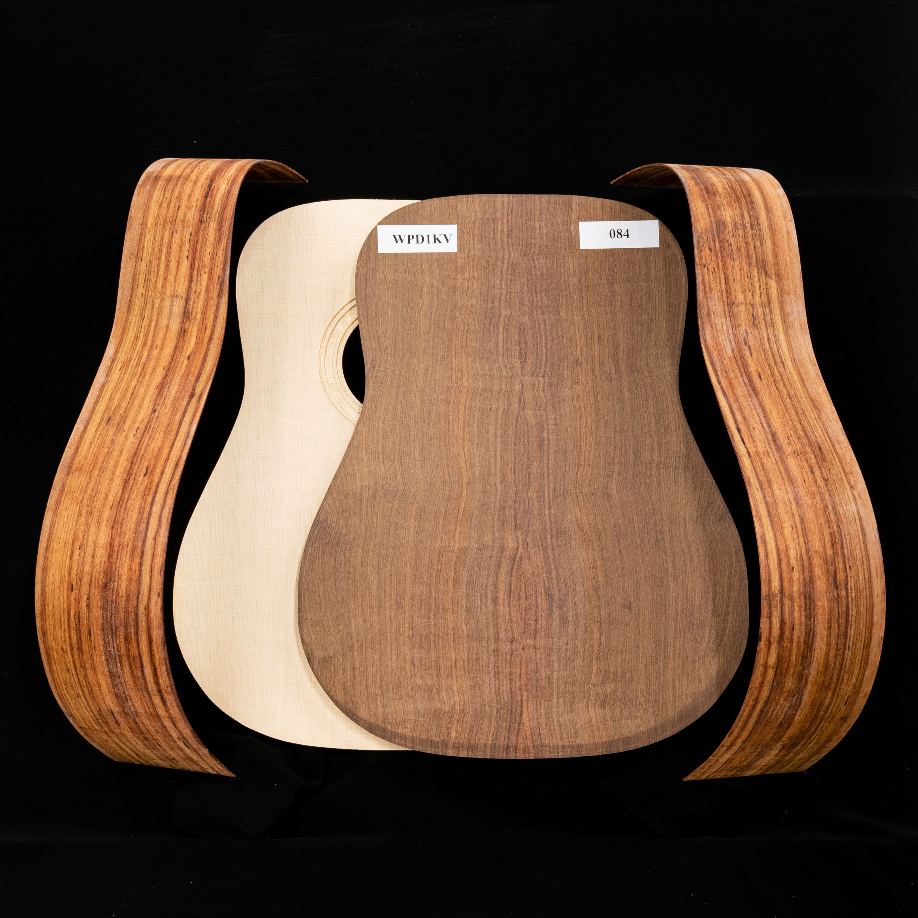 Kit Dreadnought de Granadillo WoodStax con mástil atornillado - 084 Kit Dreadnought de Granadillo WoodStax con mástil atornillado - 084
