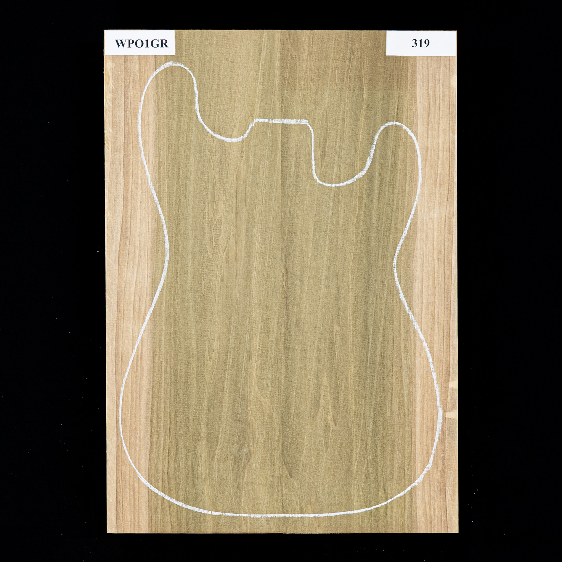 Cuerpo en bruto de álamo, 2 piezas (11 lb) - 319 Cuerpo en bruto de álamo, 2 piezas (11 lb) - 319