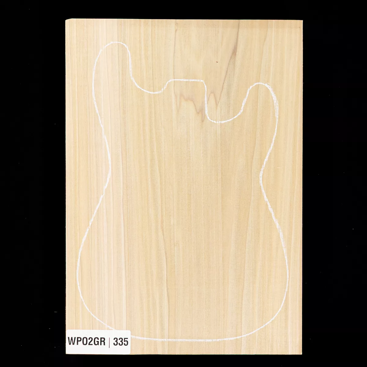 Cuerpo en bruto de álamo, 1 pieza (9,8 lb) - 335 Cuerpo en bruto de álamo, 1 pieza (9,8 lb) - 335