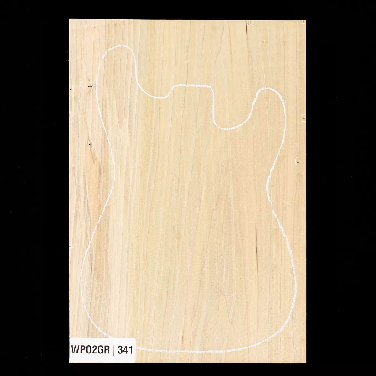 Cuerpo en bruto de álamo, 1 pieza (9,6 lb) - 341 Cuerpo en bruto de álamo, 1 pieza (9,6 lb) - 341