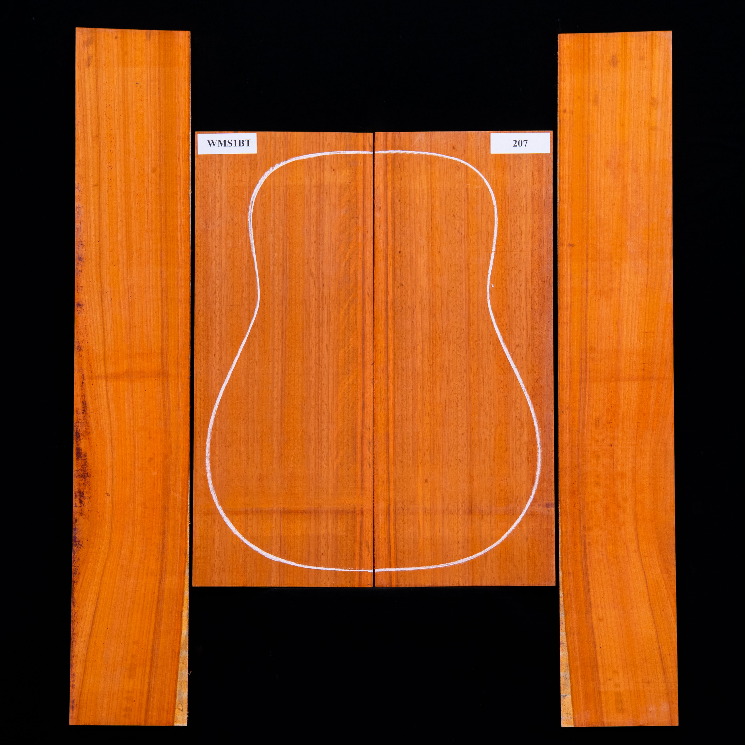 Set de Fondo y Aros de Padauk - 207 Set de Fondo y Aros de Padauk - 207