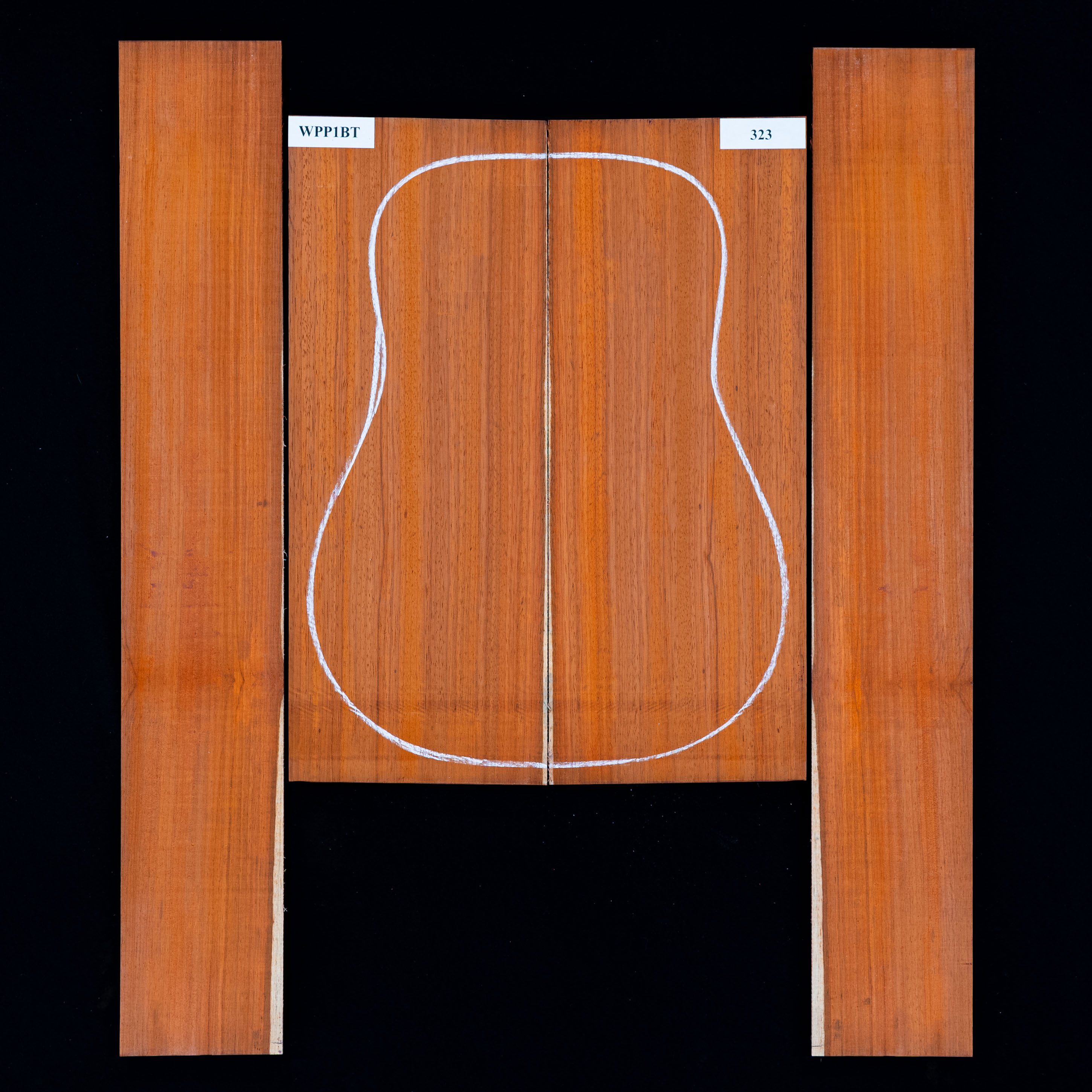 Set de Fondo y Aros de Padauk - 323 Set de Fondo y Aros de Padauk - 323