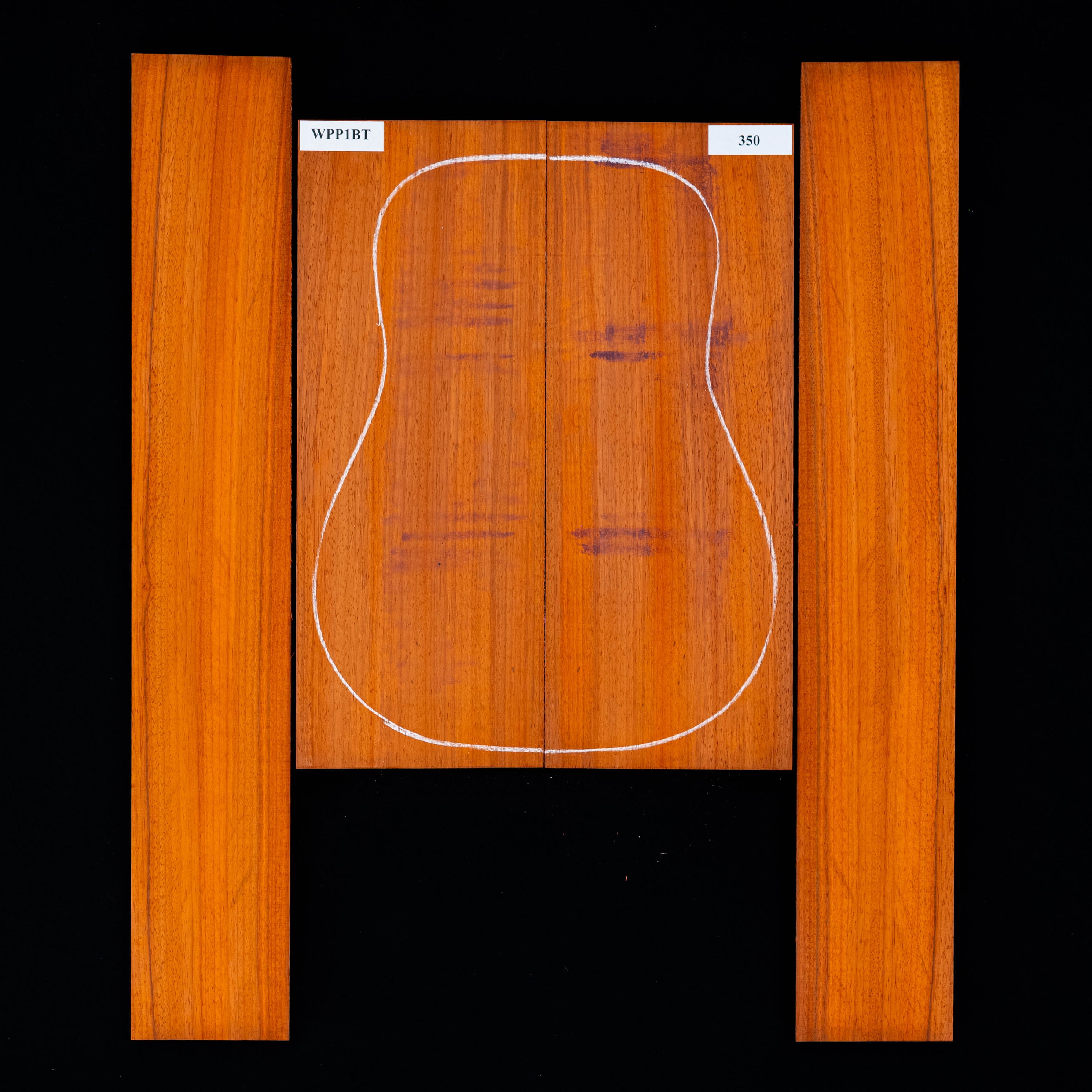 Set de Fondo y Aros de Padauk - 350 Set de Fondo y Aros de Padauk - 350