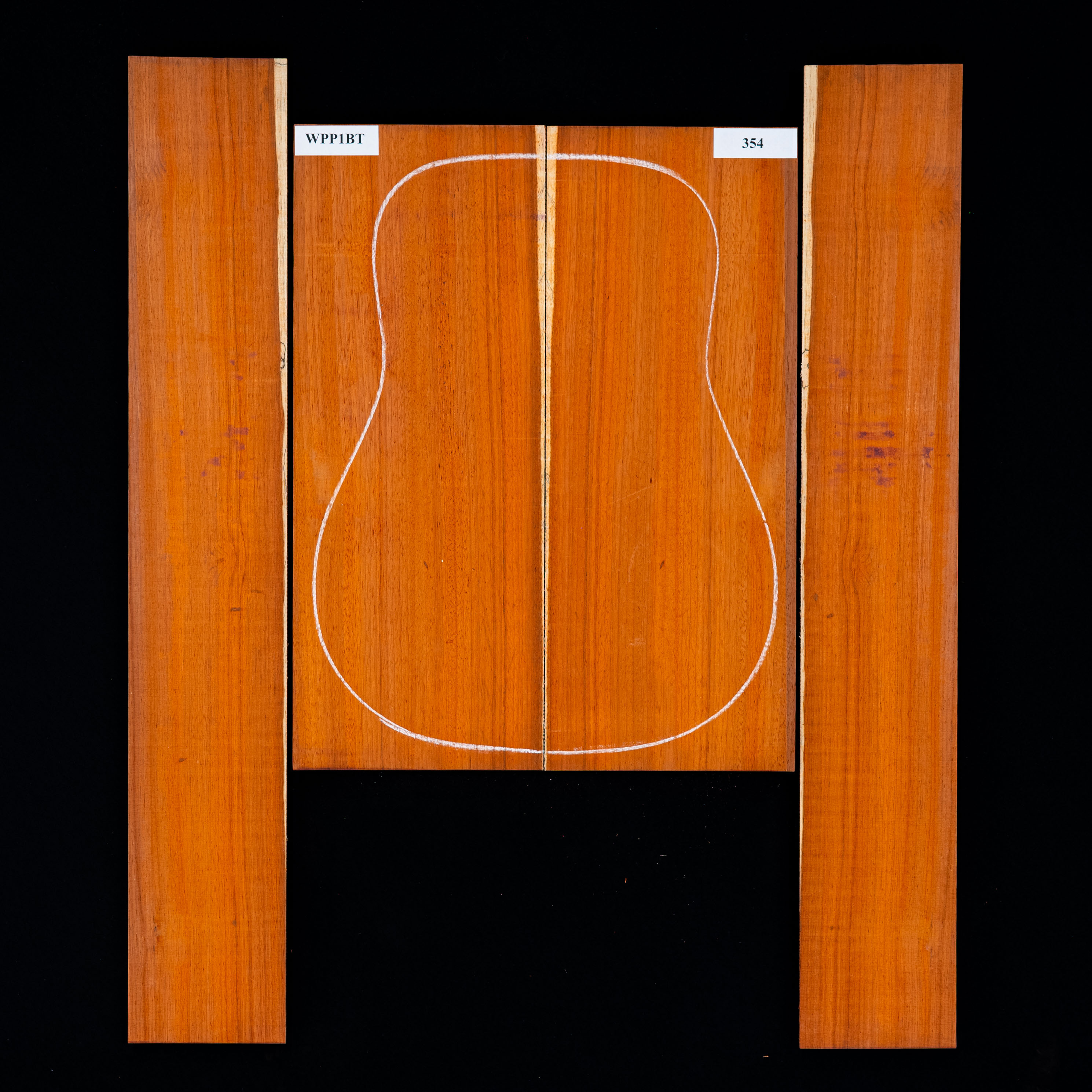 Set de Fondo y Aros de Padauk - 354 Set de Fondo y Aros de Padauk - 354