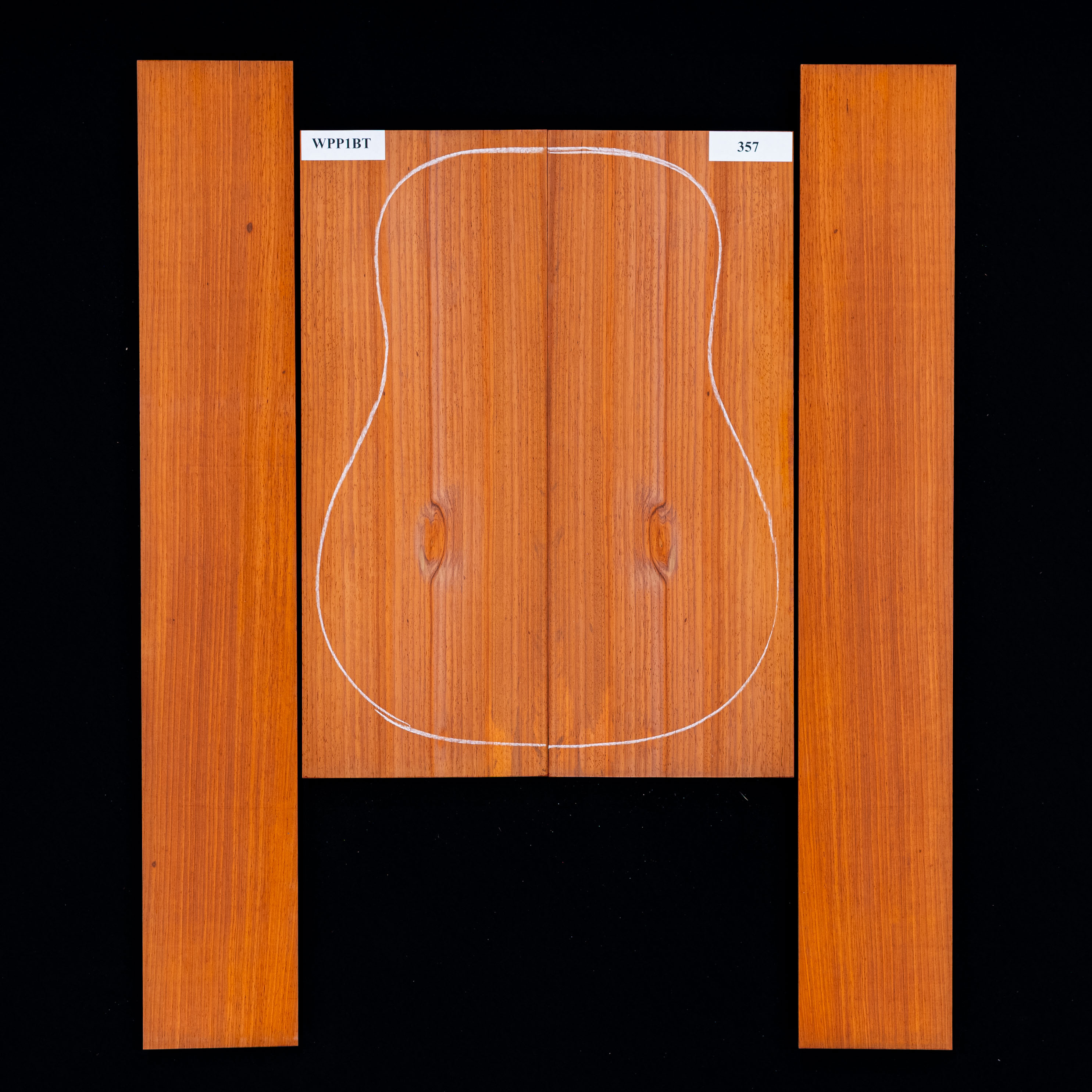 Set de Fondo y Aros de Padauk - 357 Set de Fondo y Aros de Padauk - 357