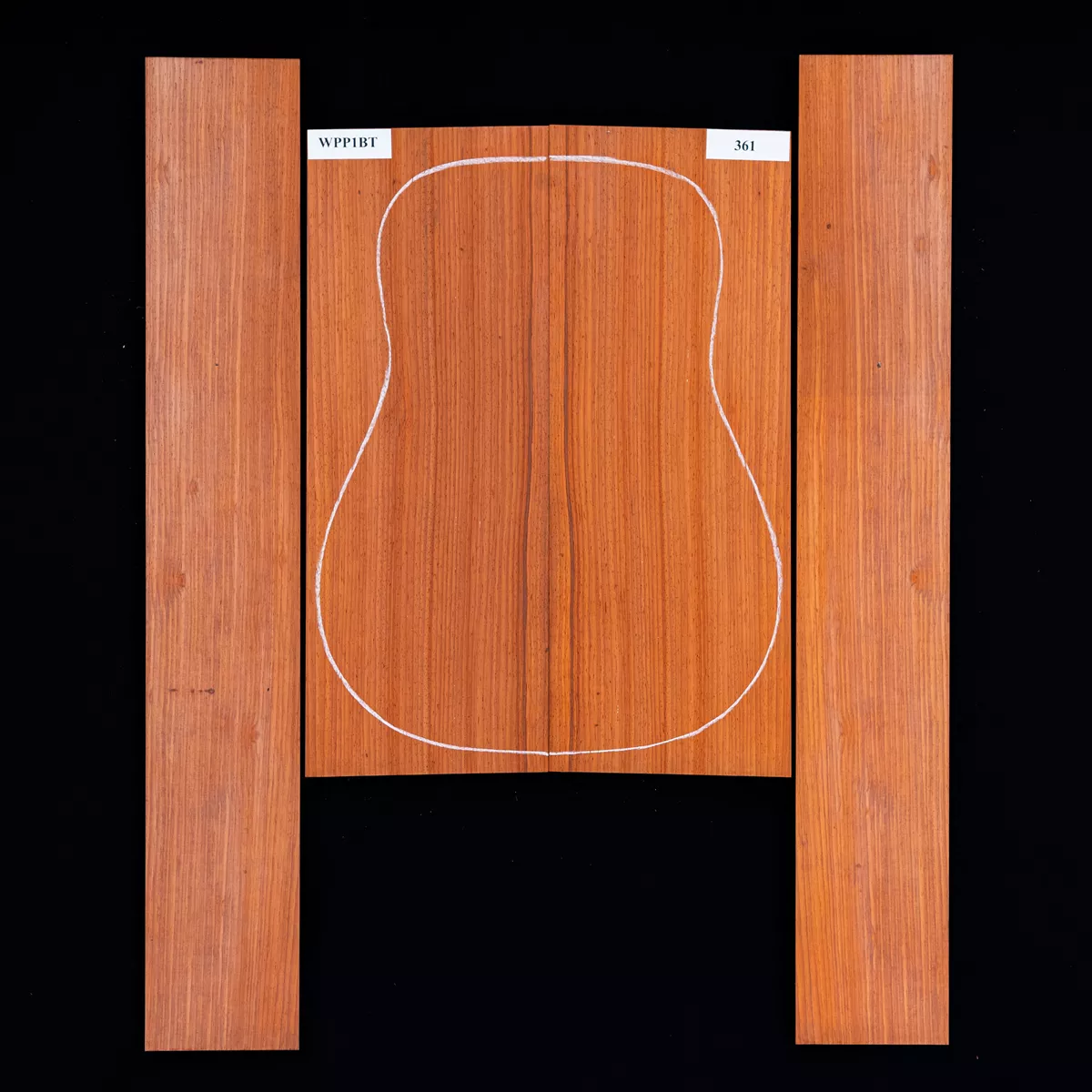 Set de Fondo y Aros de Padauk - 361 Set de Fondo y Aros de Padauk - 361