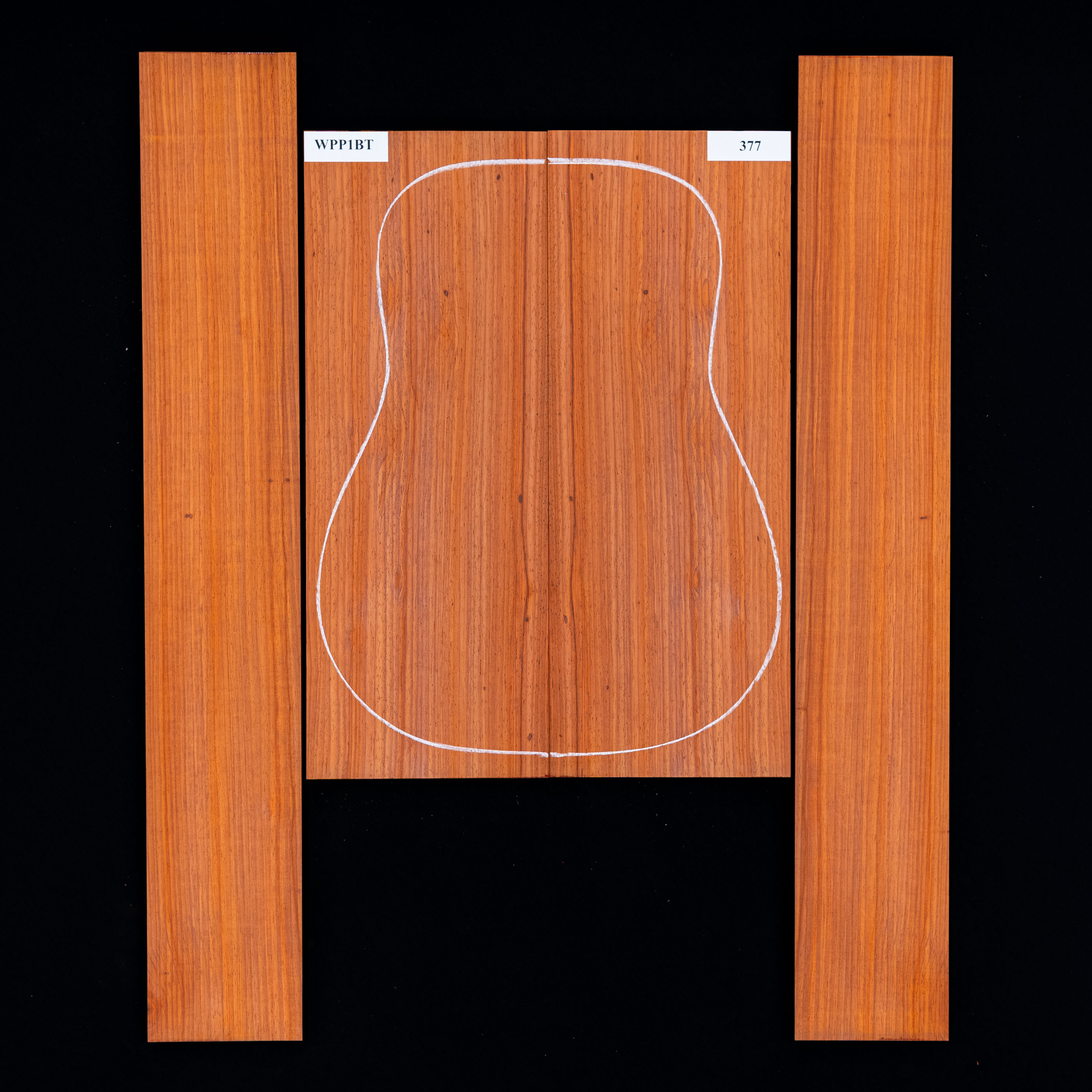 Set de Fondo y Aros de Padauk - 377 Set de Fondo y Aros de Padauk - 377