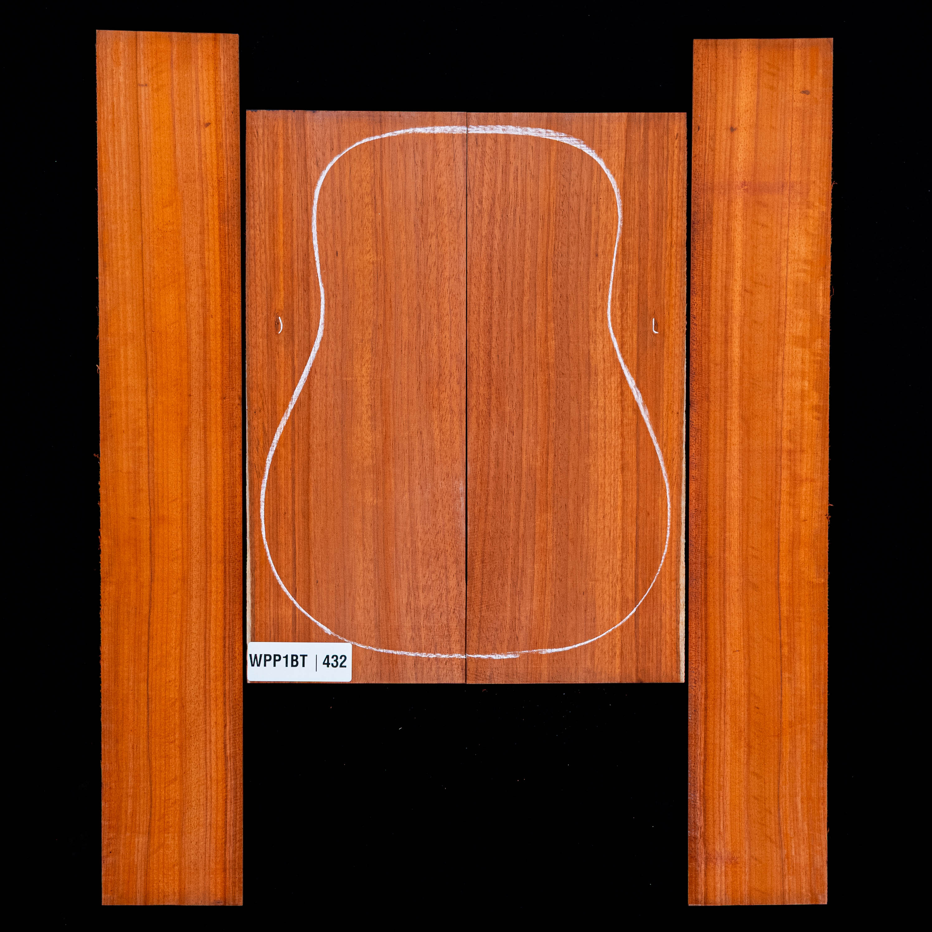 Set de Fondo y Aros de Padauk - 432 Set de Fondo y Aros de Padauk - 432