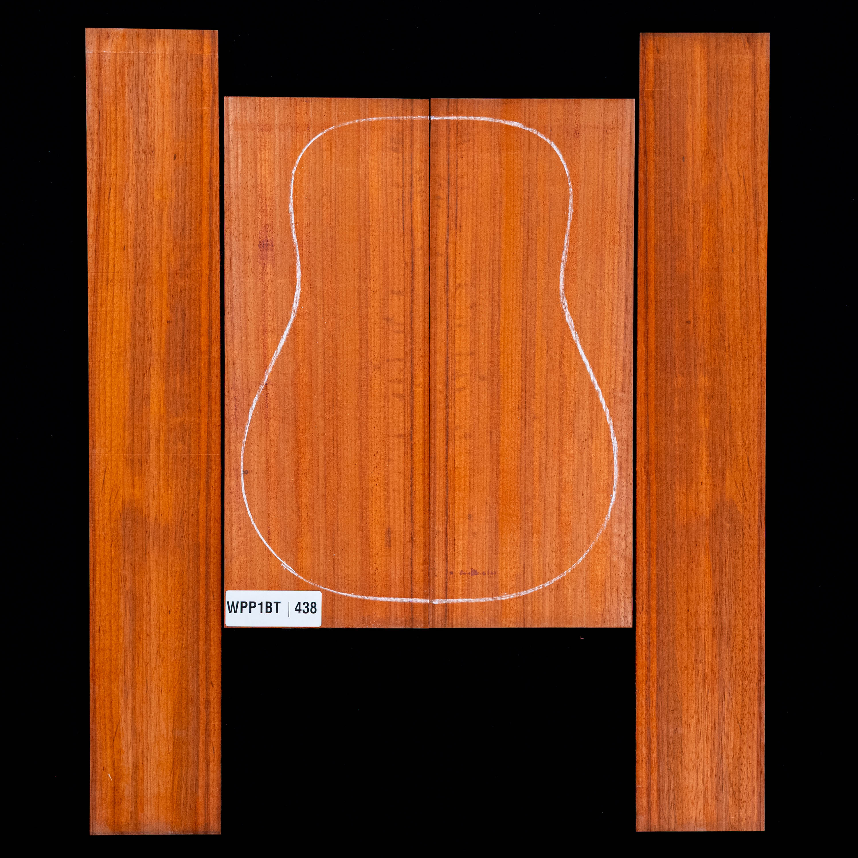 Set de Fondo y Aros de Padauk - 438