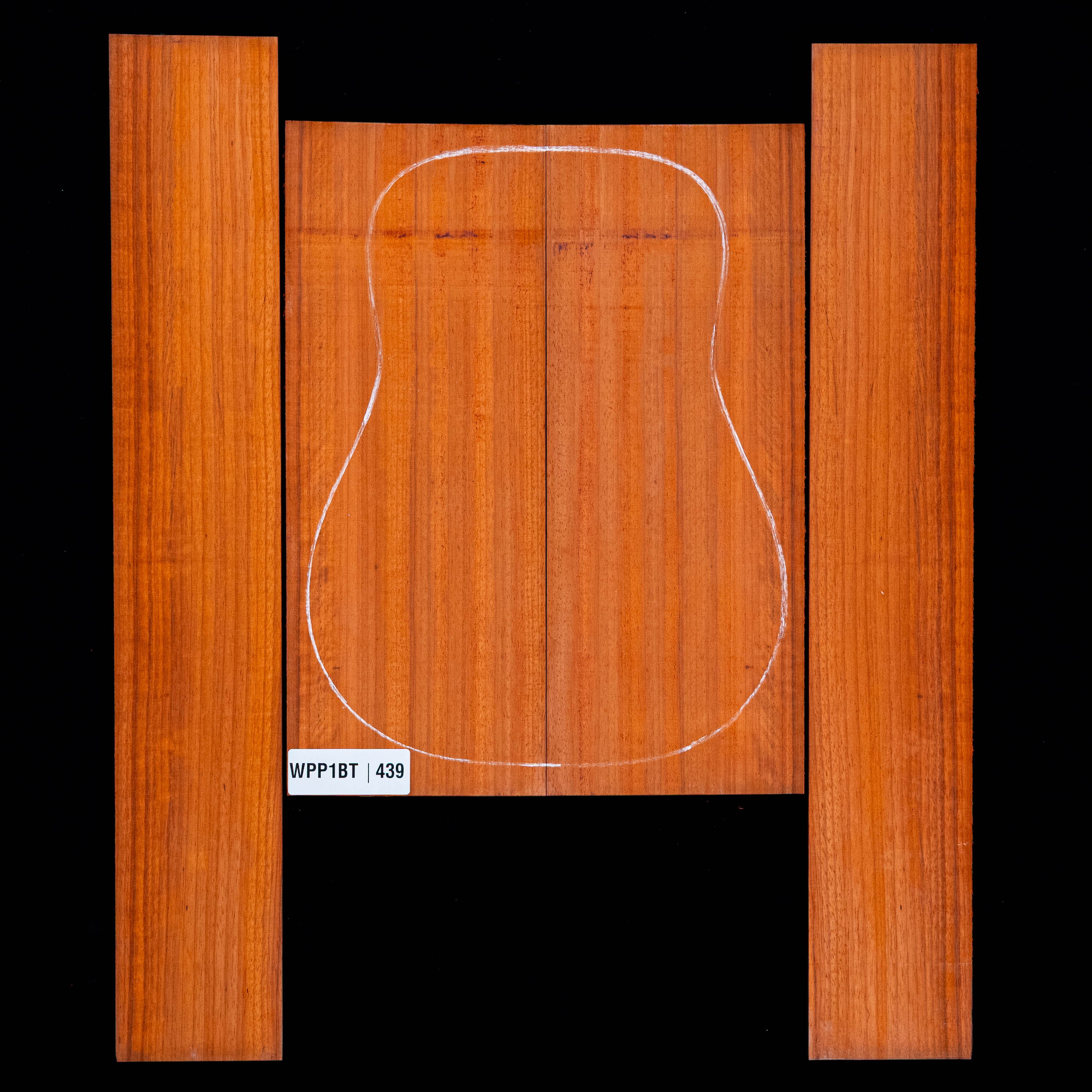 Set de Fondo y Aros de Padauk - 439