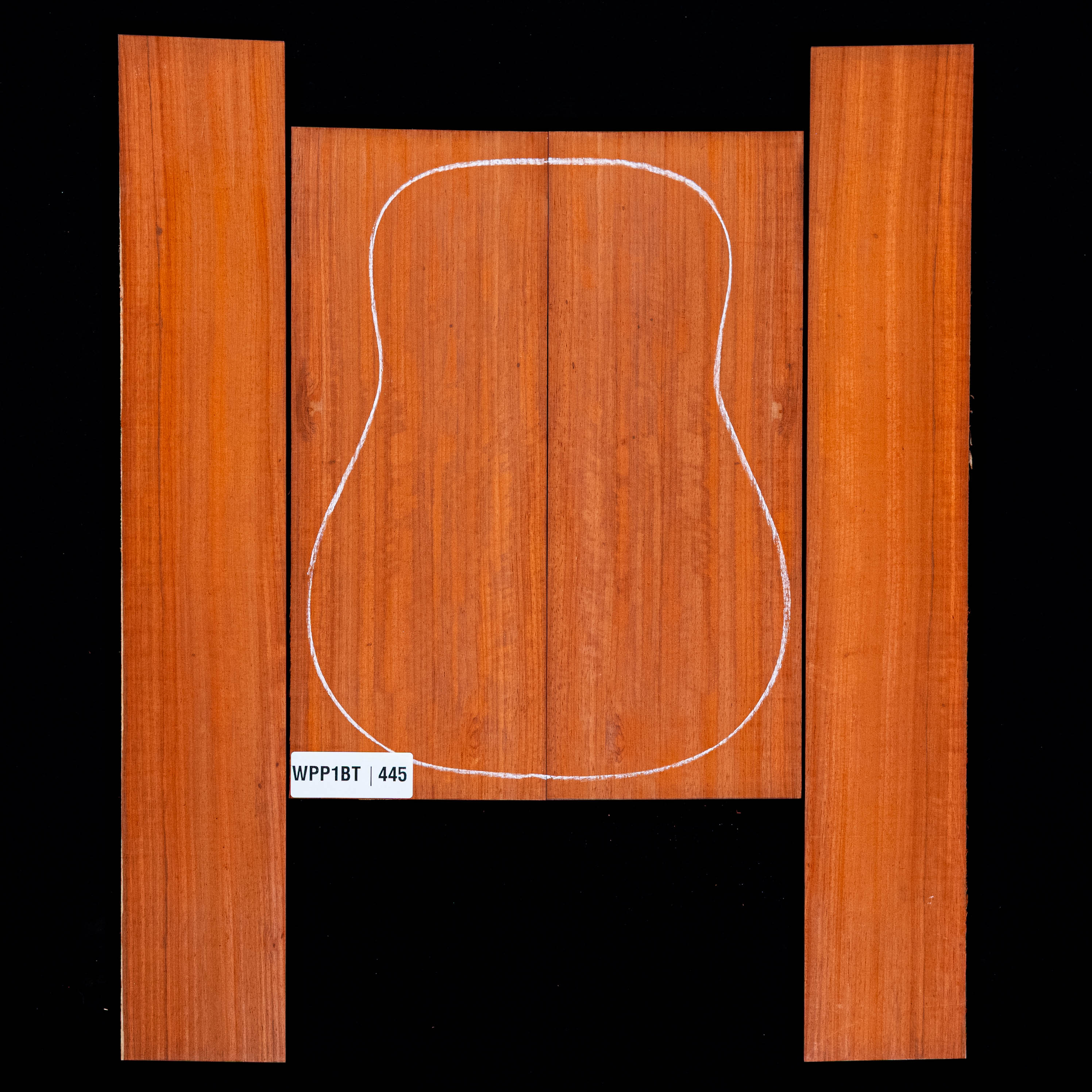 Set de Fondo y Aros de Padauk - 445