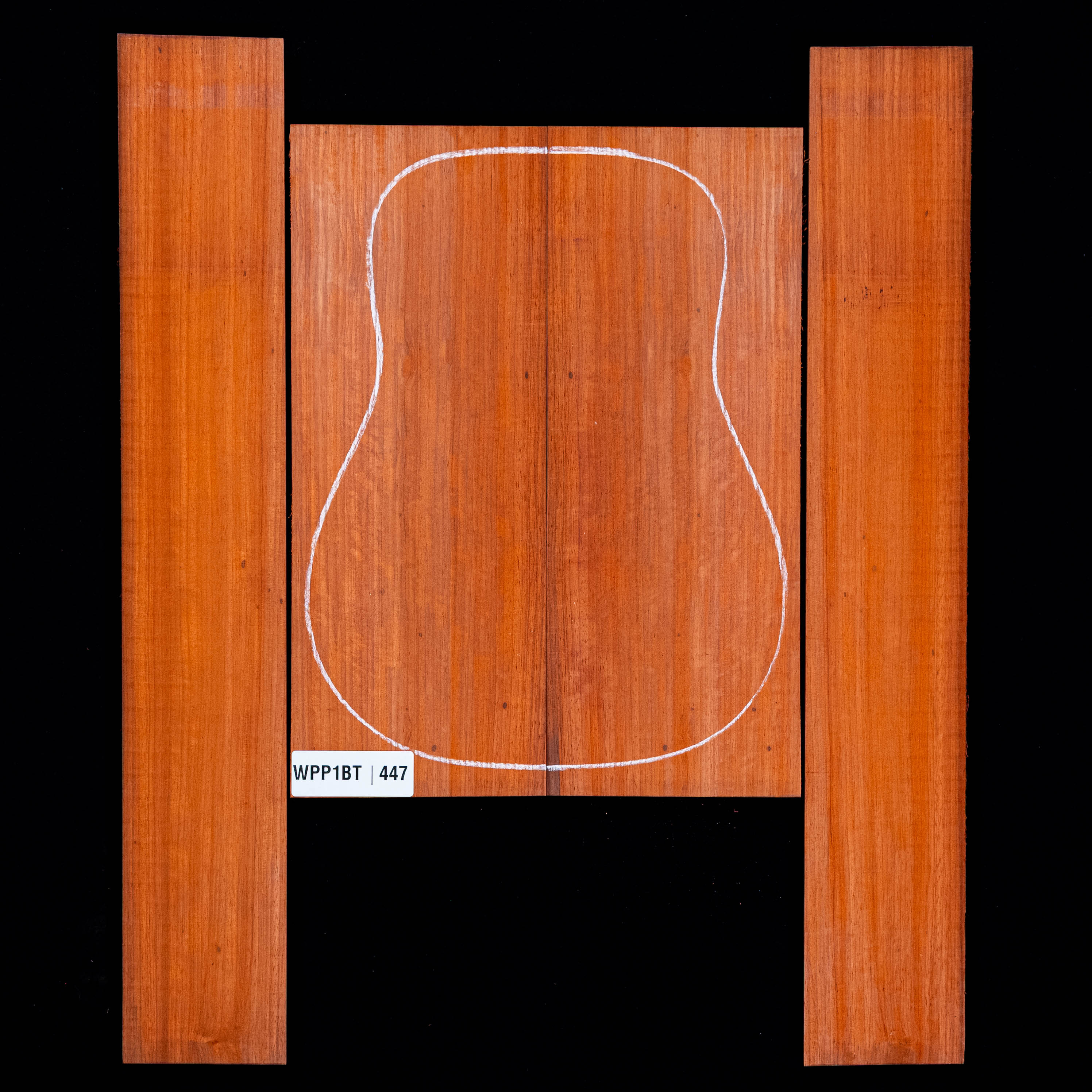 Set de Fondo y Aros de Padauk - 447