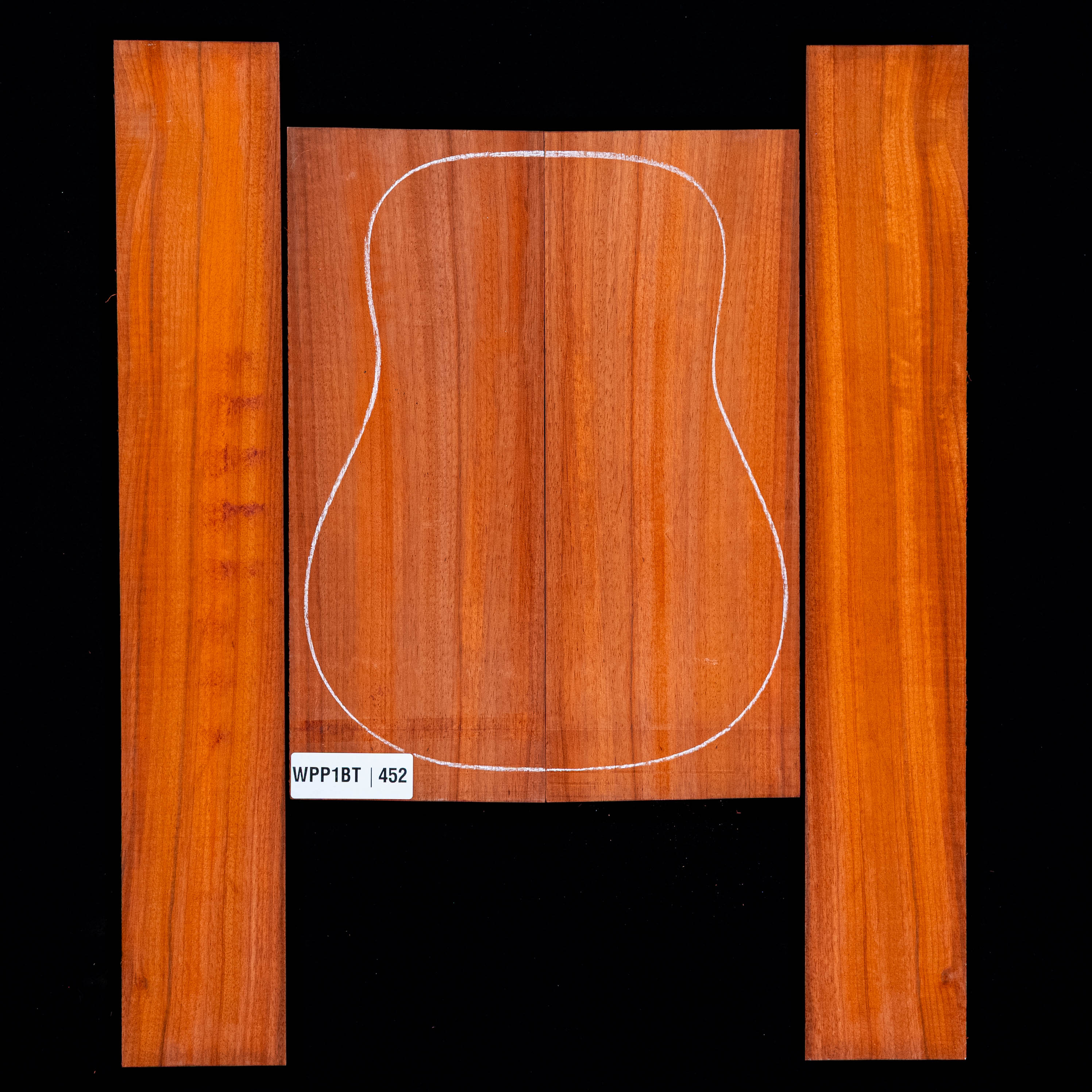 Set de Fondo y Aros de Padauk - 452