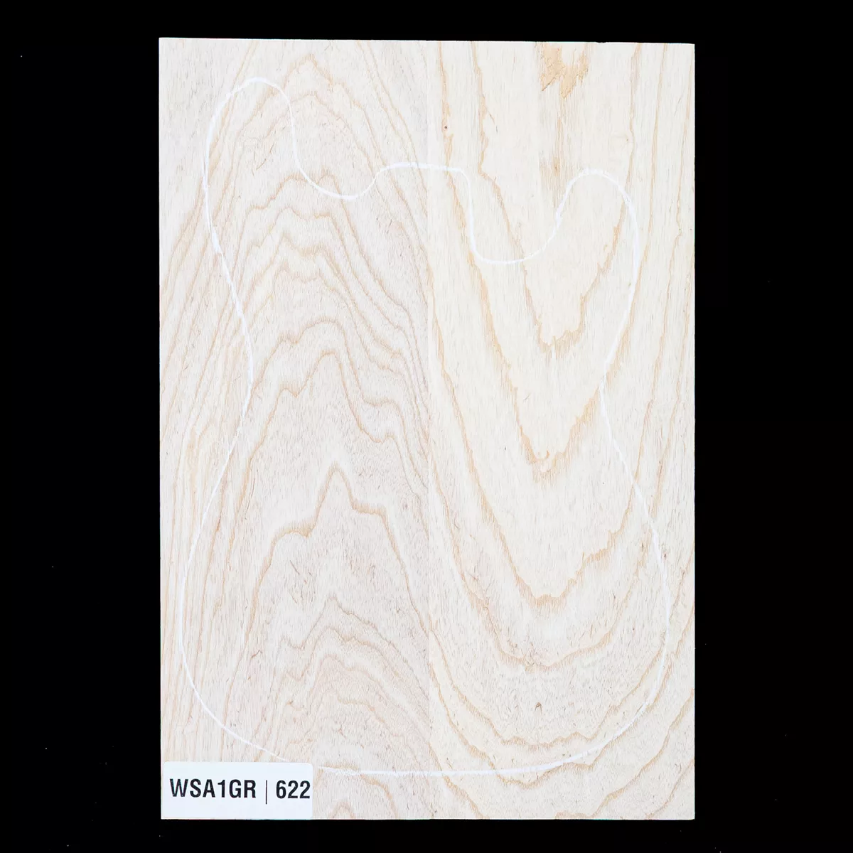 Cuerpo cuerpo en bruto de fresno del pantano, 2 piezas (8,6 lb) - 622 Cuerpo cuerpo en bruto de fresno del pantano, 2 piezas (8,6 lb) - 622