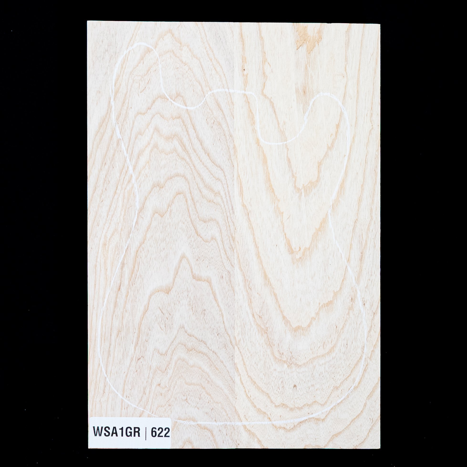 Cuerpo cuerpo en bruto de fresno del pantano, 2 piezas (8,6 lb) - 622 Cuerpo cuerpo en bruto de fresno del pantano, 2 piezas (8,6 lb) - 622