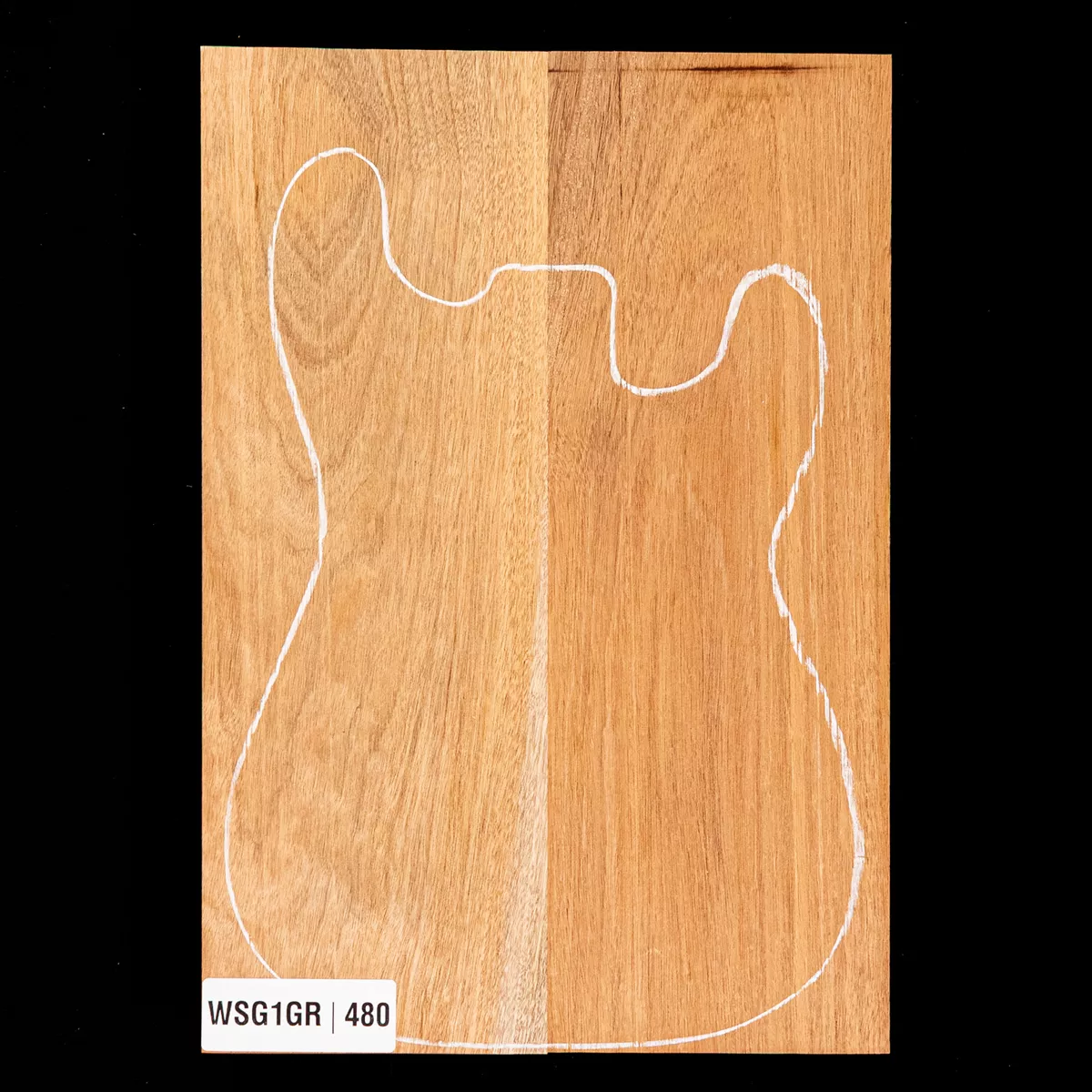 Cuerpo en bruto de caoba hondureña, 2 piezas (10,6 lb) - 480 Cuerpo en bruto de caoba hondureña, 2 piezas (10,6 lb) - 480