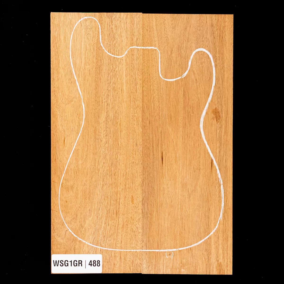 Cuerpo en bruto de caoba hondureña, 2 piezas (10,9 lb) - 488 Cuerpo en bruto de caoba hondureña, 2 piezas (10,9 lb) - 488